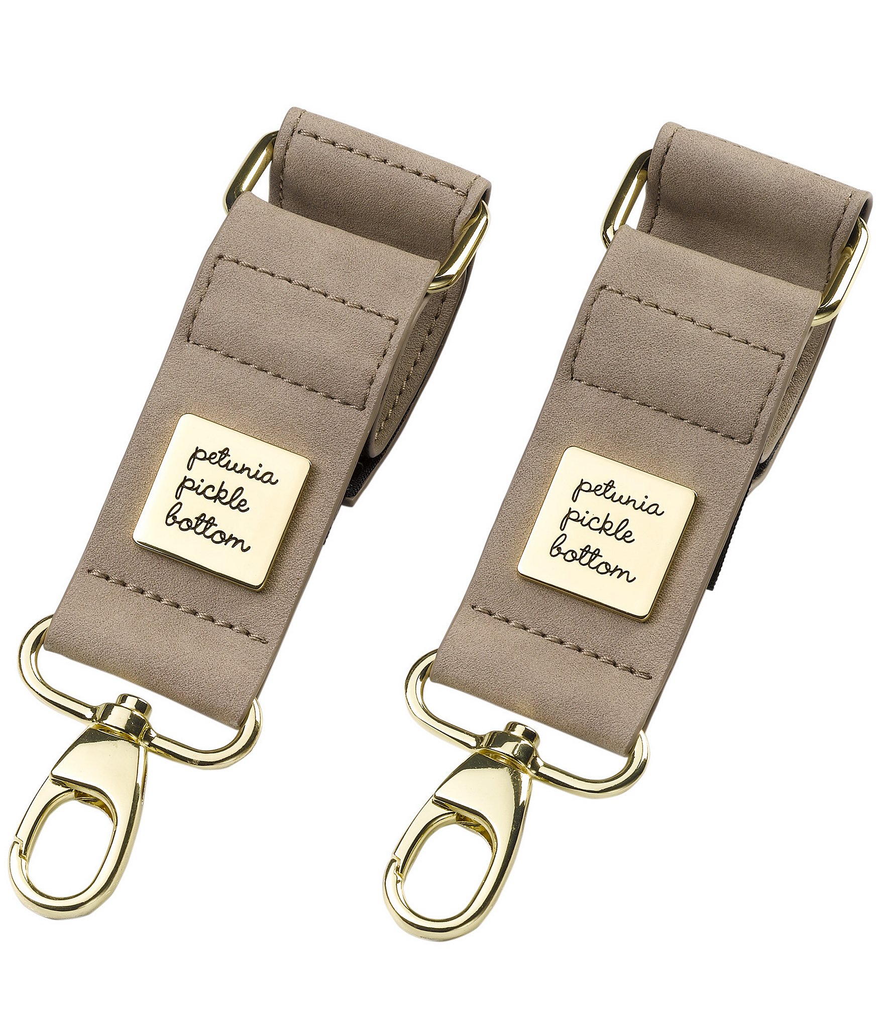 Petunia Pickle Bottom Valet Stroller Clips - Leatherette