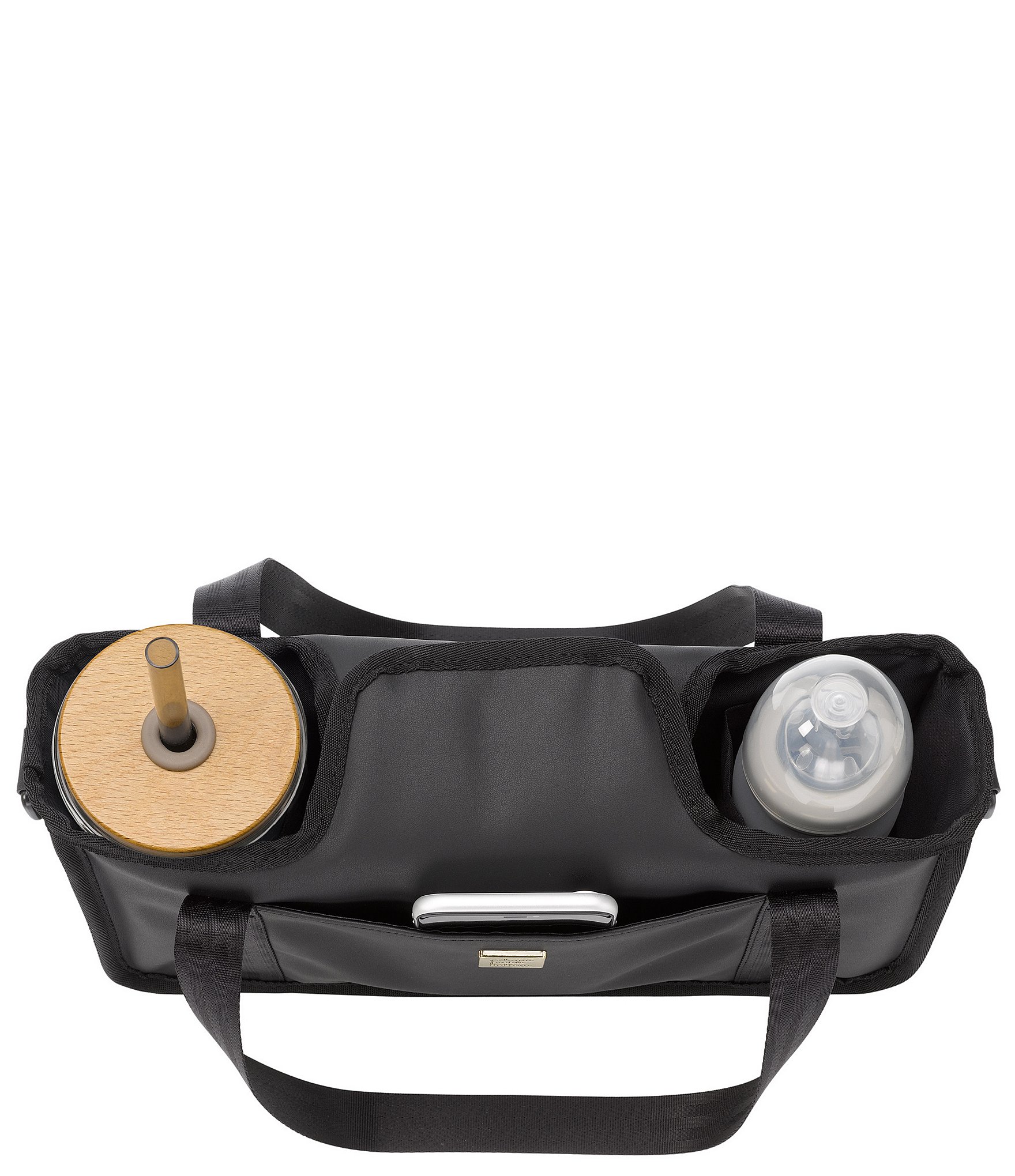 Petunia Pickle Bottom Wander Stroller Caddy - Matte Leatherette