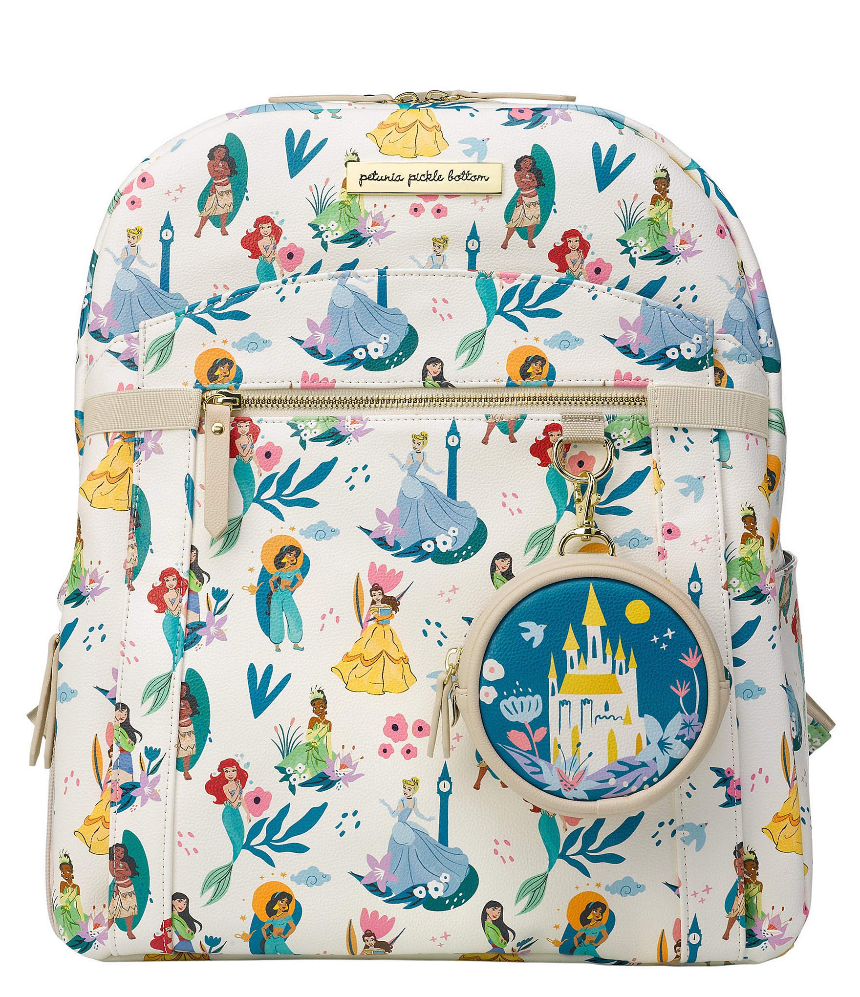 Petunia Pickle Bottom x Disney 2-in-1 Provisions Breast Pump & Diaper Bag Backpack - Princess Courage & Kindness