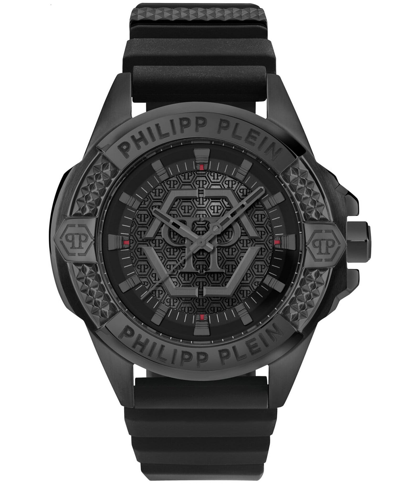 Philipp Plein Men's Plein Majesty Analog Silicone Strap Watch