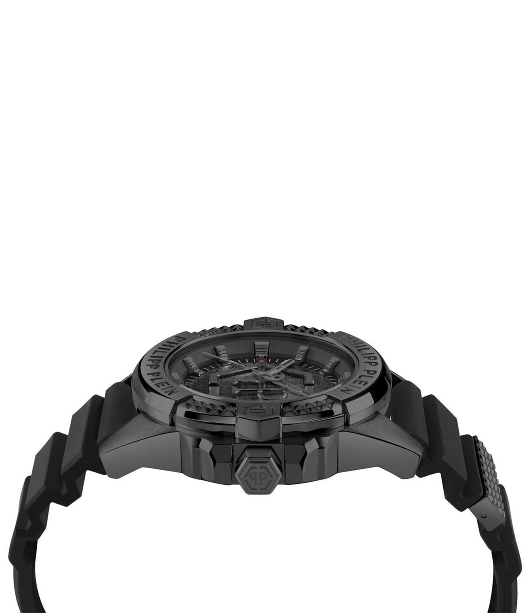 Philipp Plein Men's Plein Majesty Analog Silicone Strap Watch