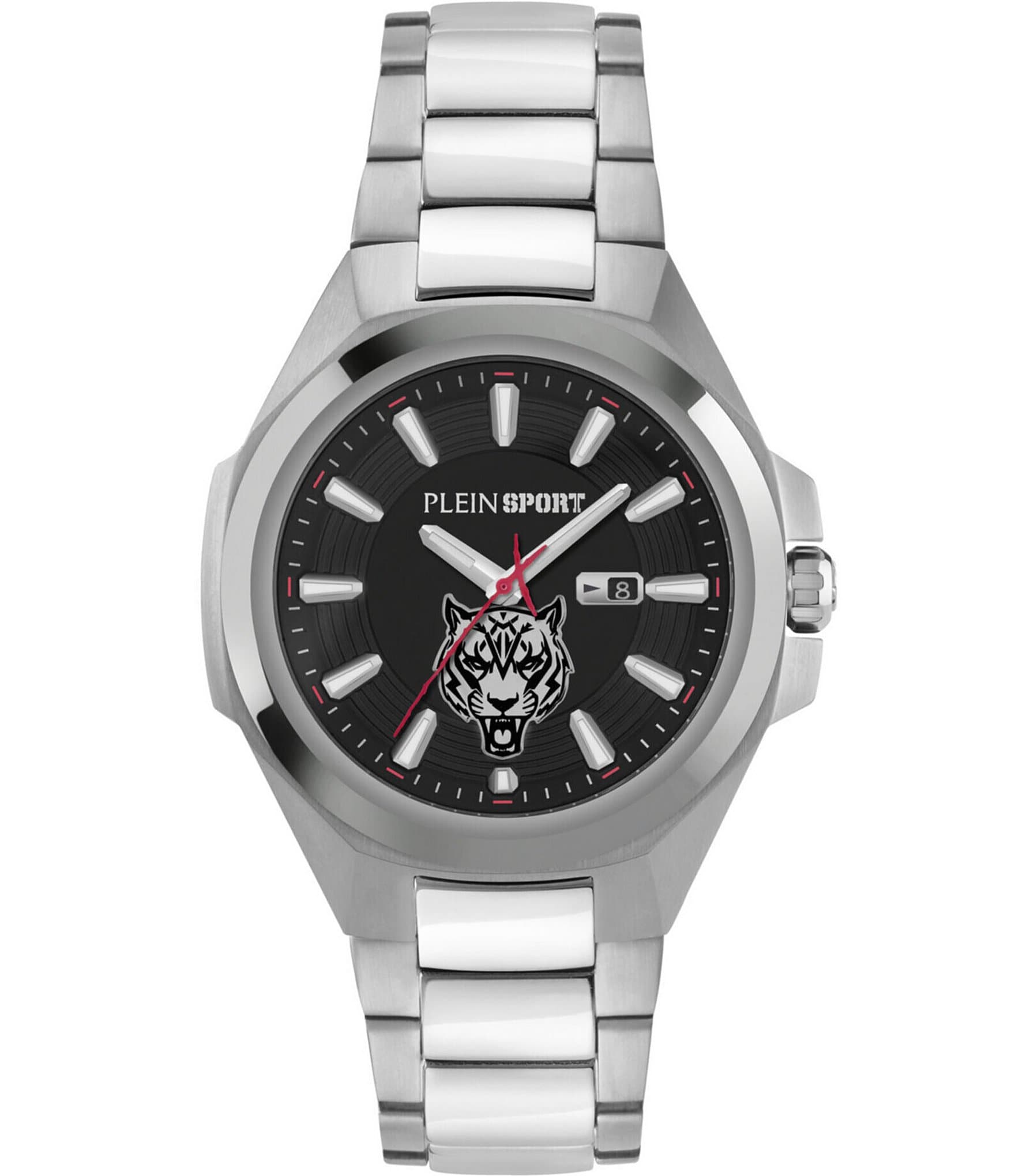 Philipp Plein Men's Tigermaster Analog Stainless Steel Bracelet Watch