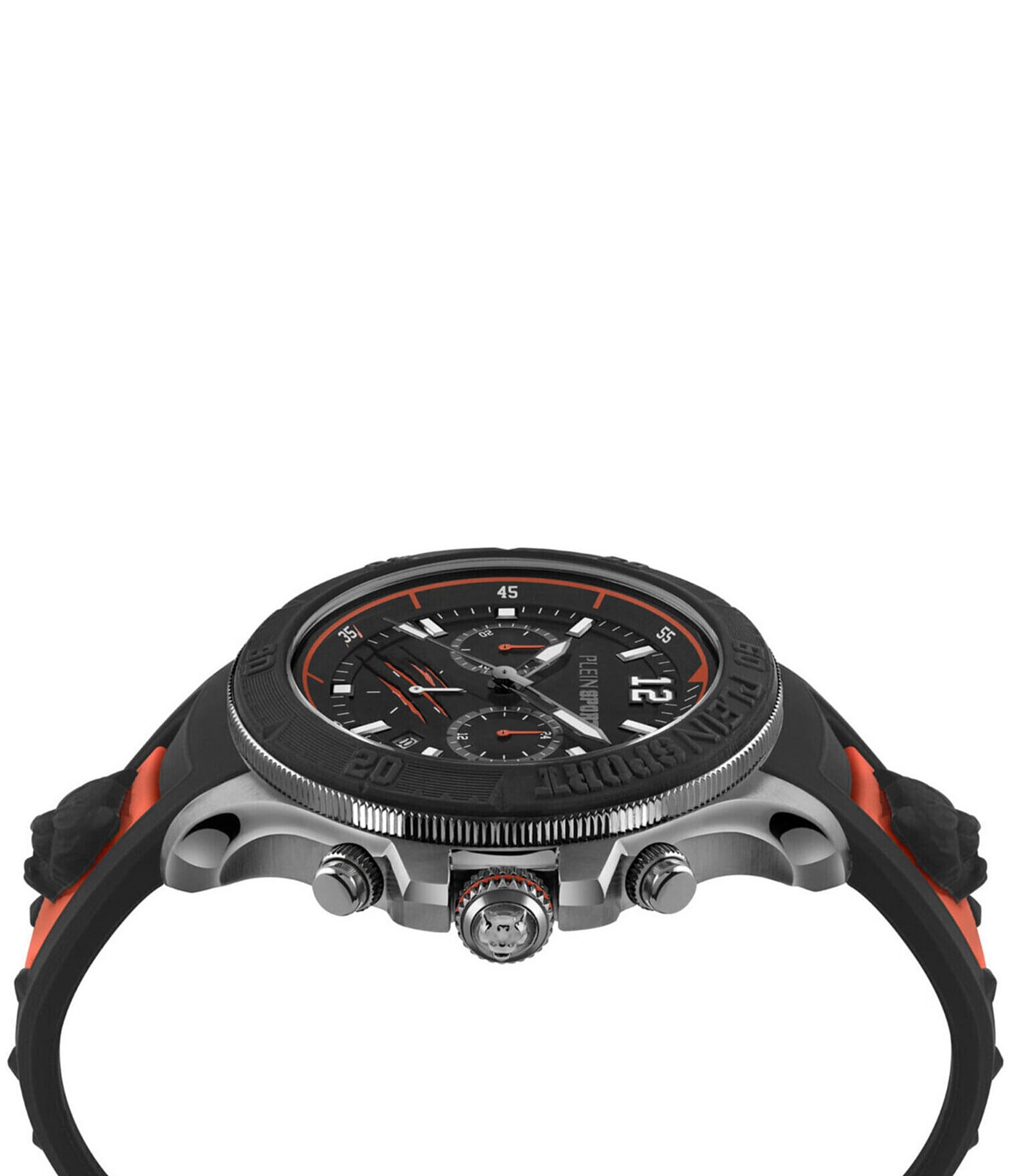 Philipp Plein Men's Warrior Tech Chronograph / Silicone Strap Watch