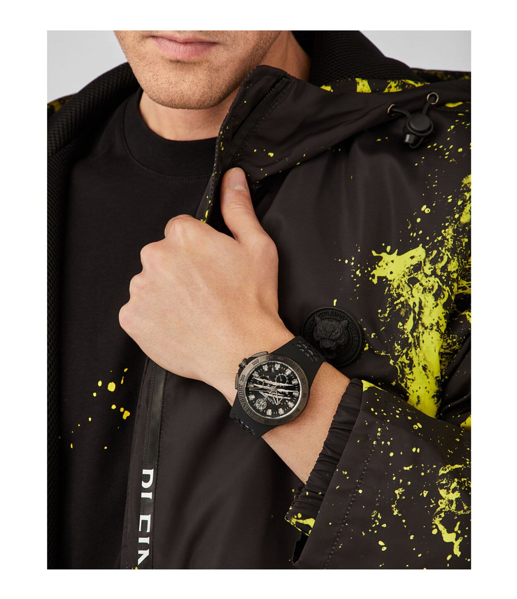 Philipp Plein Thunderstorm Men's Chronograph Green Dial Watch