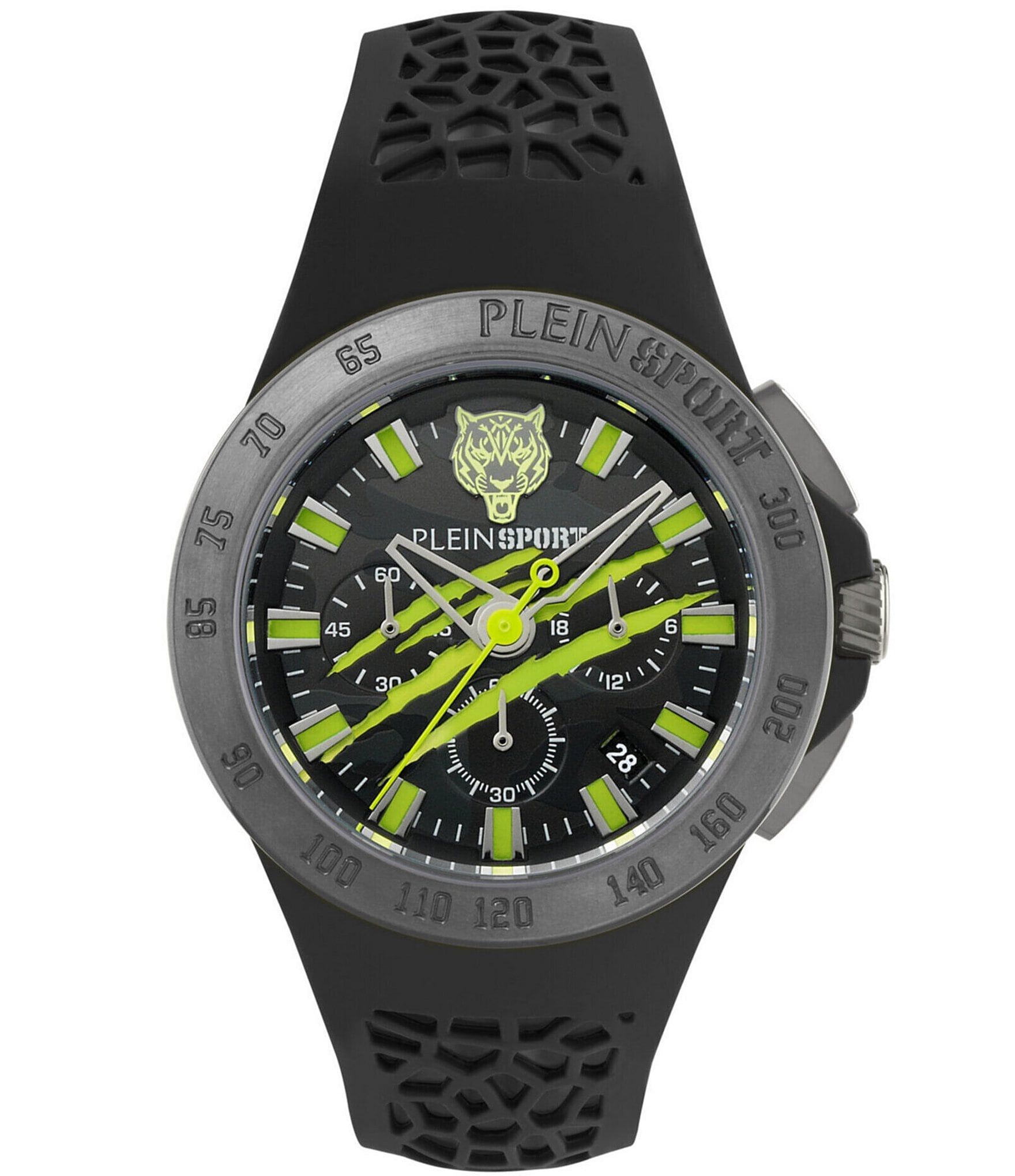 Philipp Plein Thunderstorm Quartz Chronograph Silicone Band Men's Watch