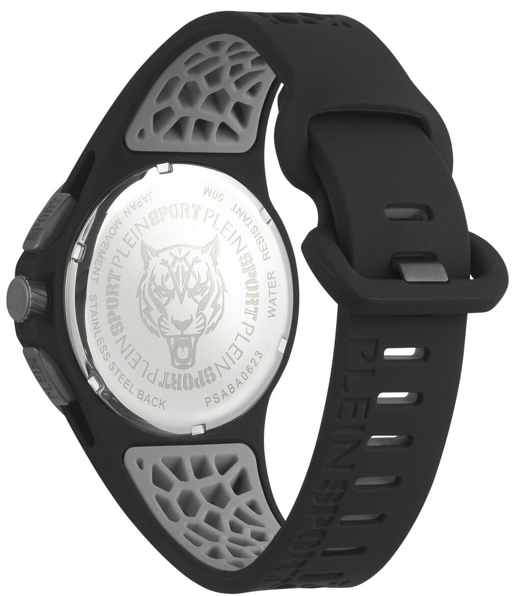 Philipp Plein Thunderstorm Quartz Chronograph Silicone Band Men's Watch