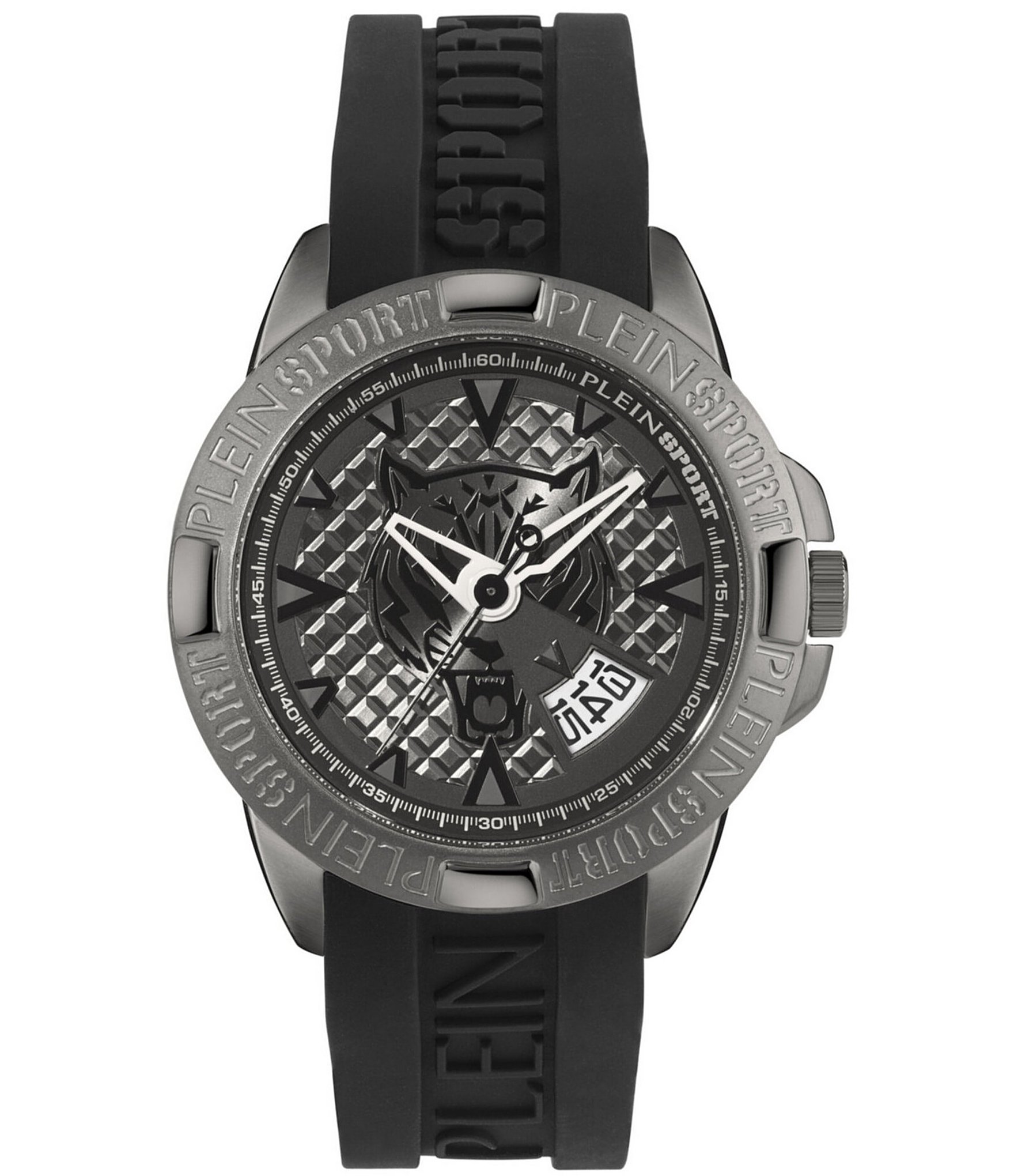 Philipp Plein Touchdown Gunmetal Stainless Steel Men's Watch