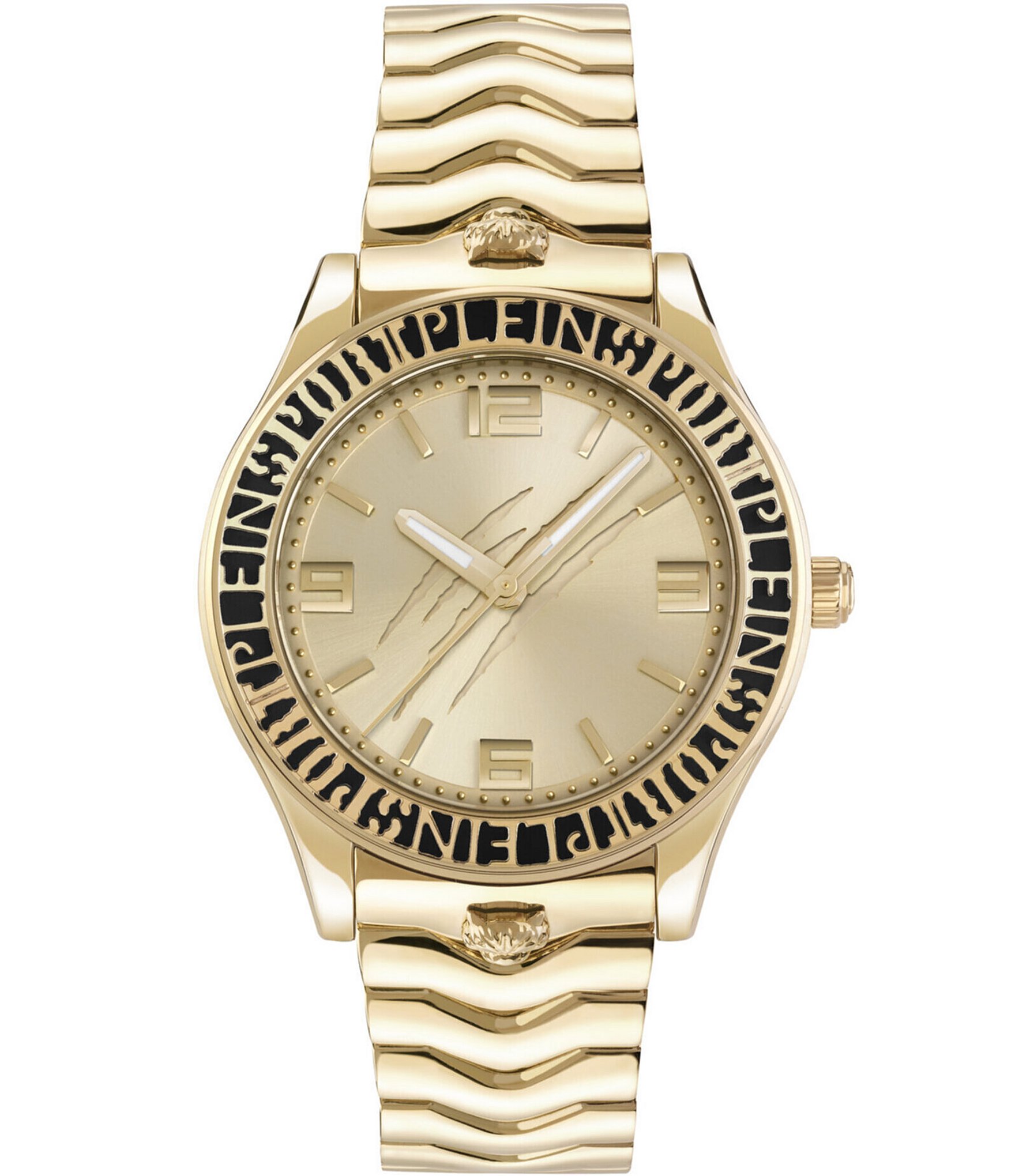 Philipp Plein Women's Eclipse Analog Gold Tone Stainless Steel Bracelet Watch