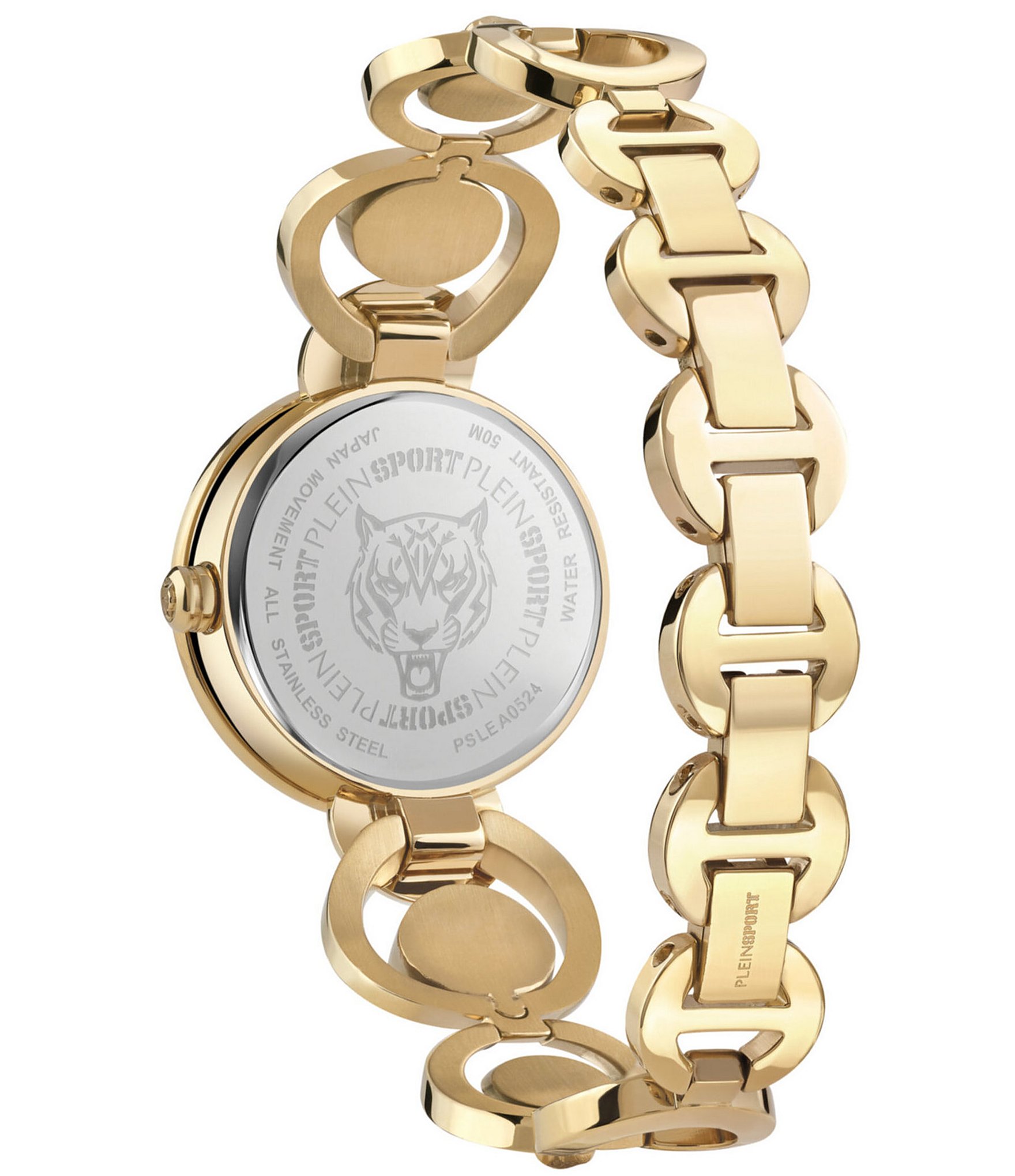 Philipp Plein Women's Supernova Analog Gold Tone Stainless Steel Bracelet Watch