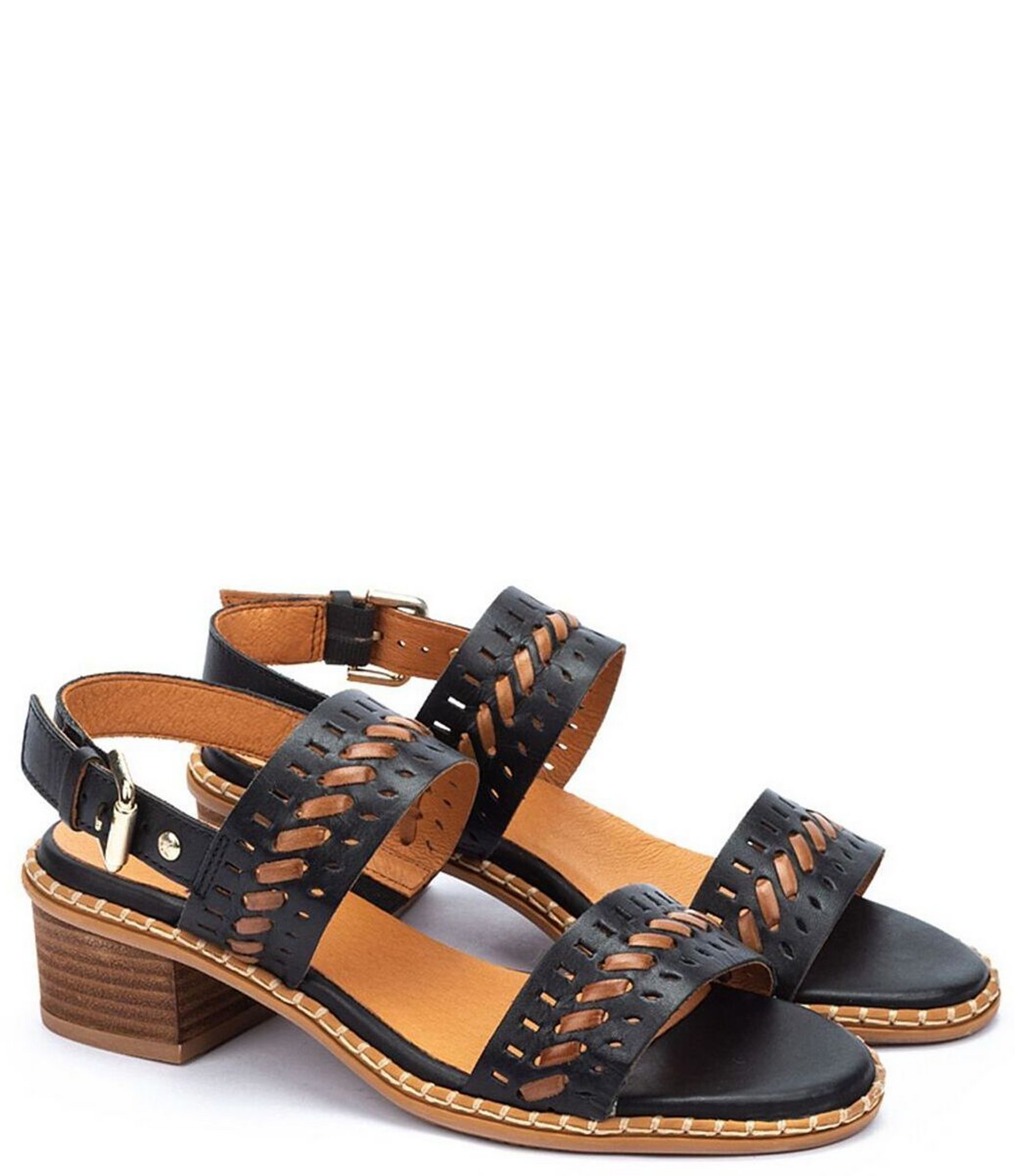 Pikolinos Blanes Whipstich Leather Sandals