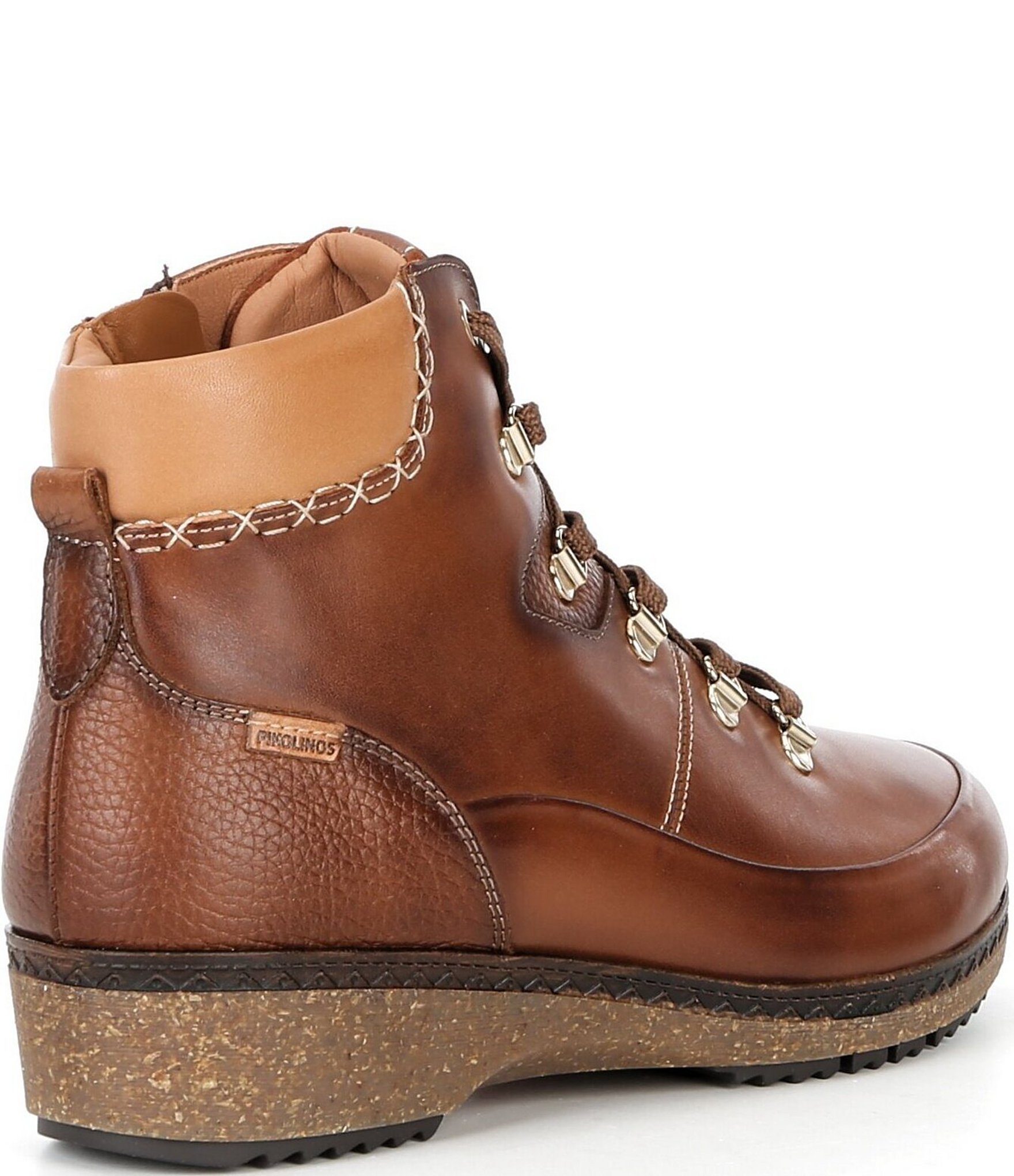 Pikolinos Granada Leather Lace Up Booties