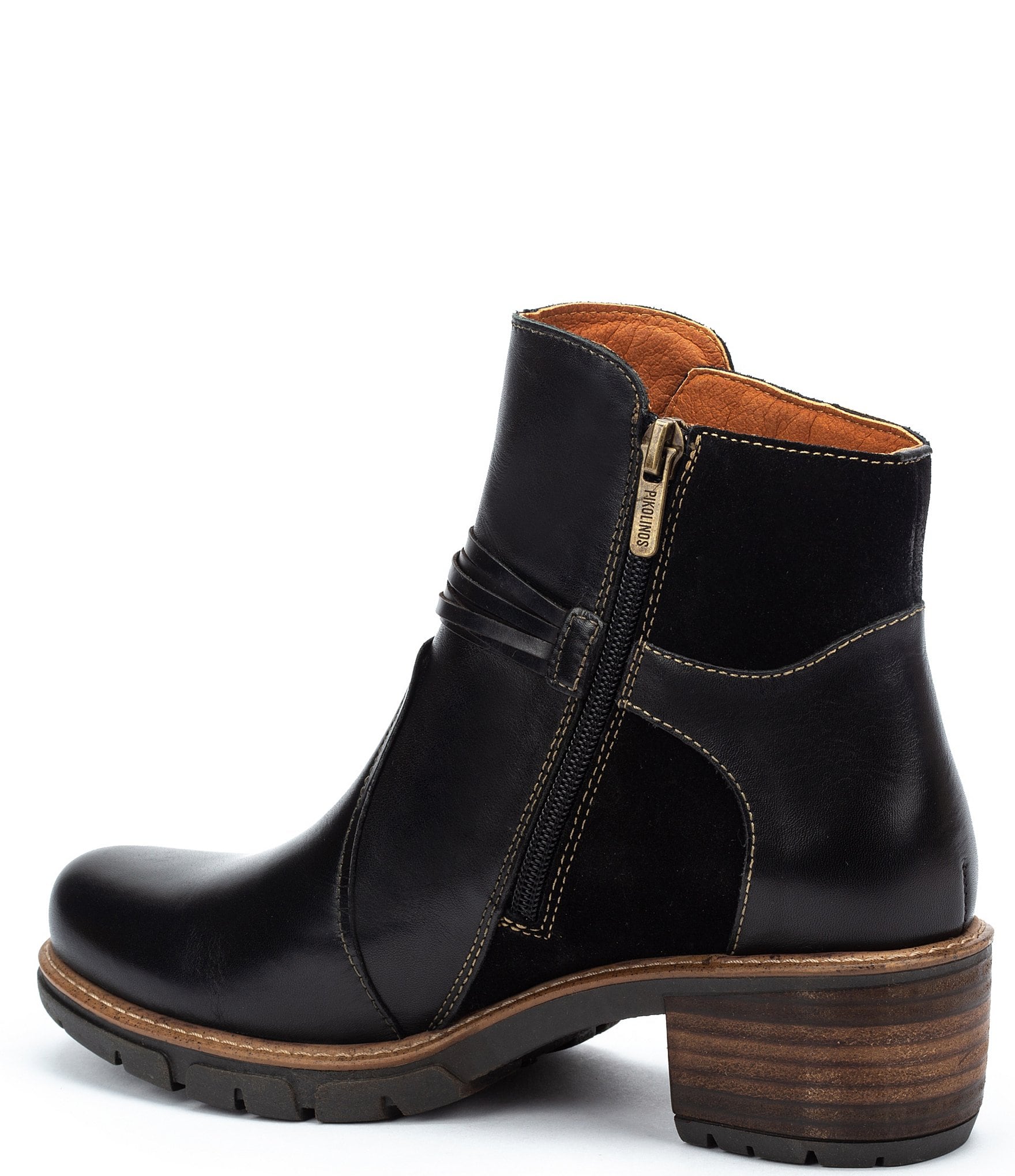 Pikolinos San Sebastian Leather Strappy Ankle Boots