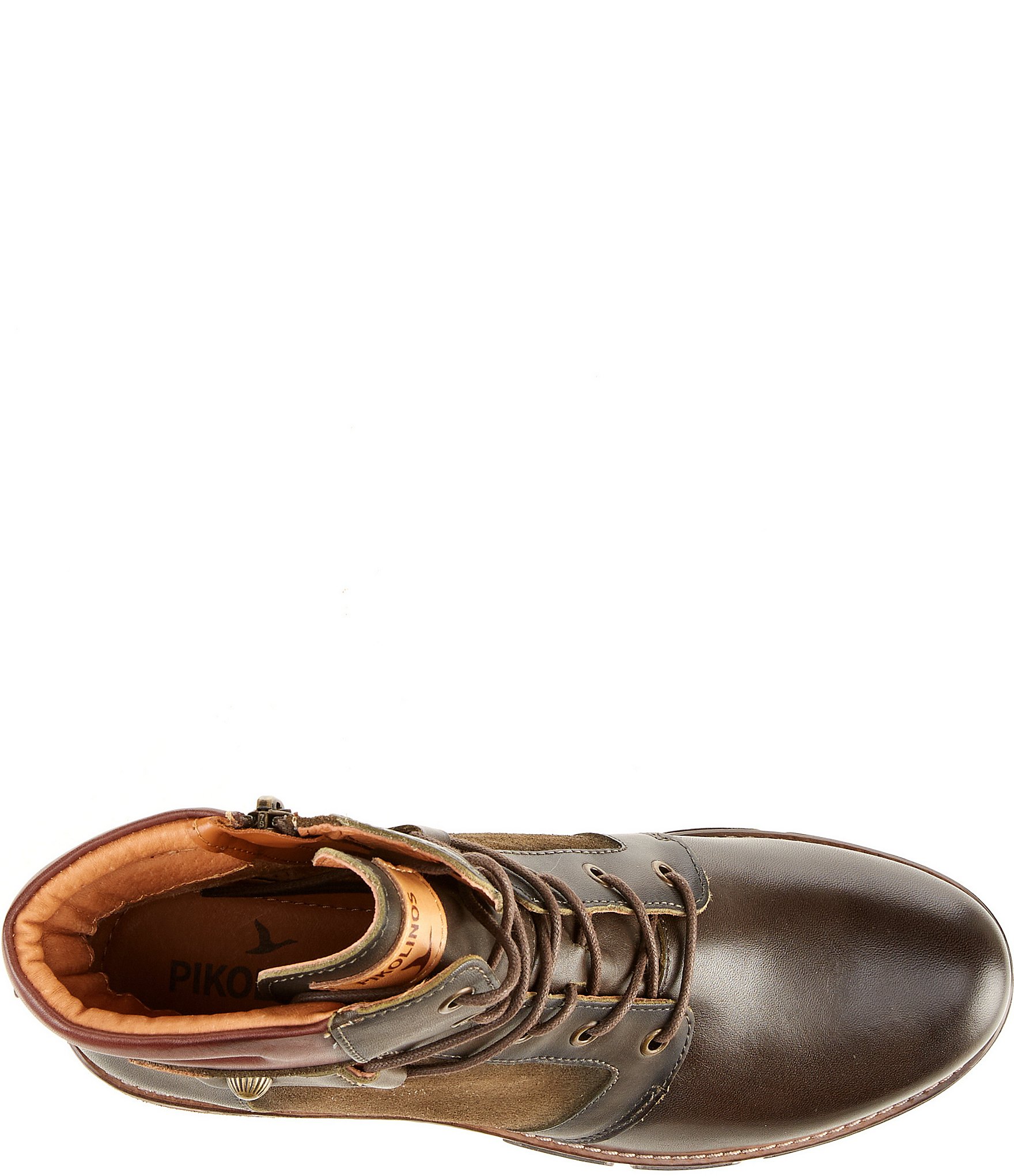 Pikolinos San Sebastian Leather Lace Up Booties