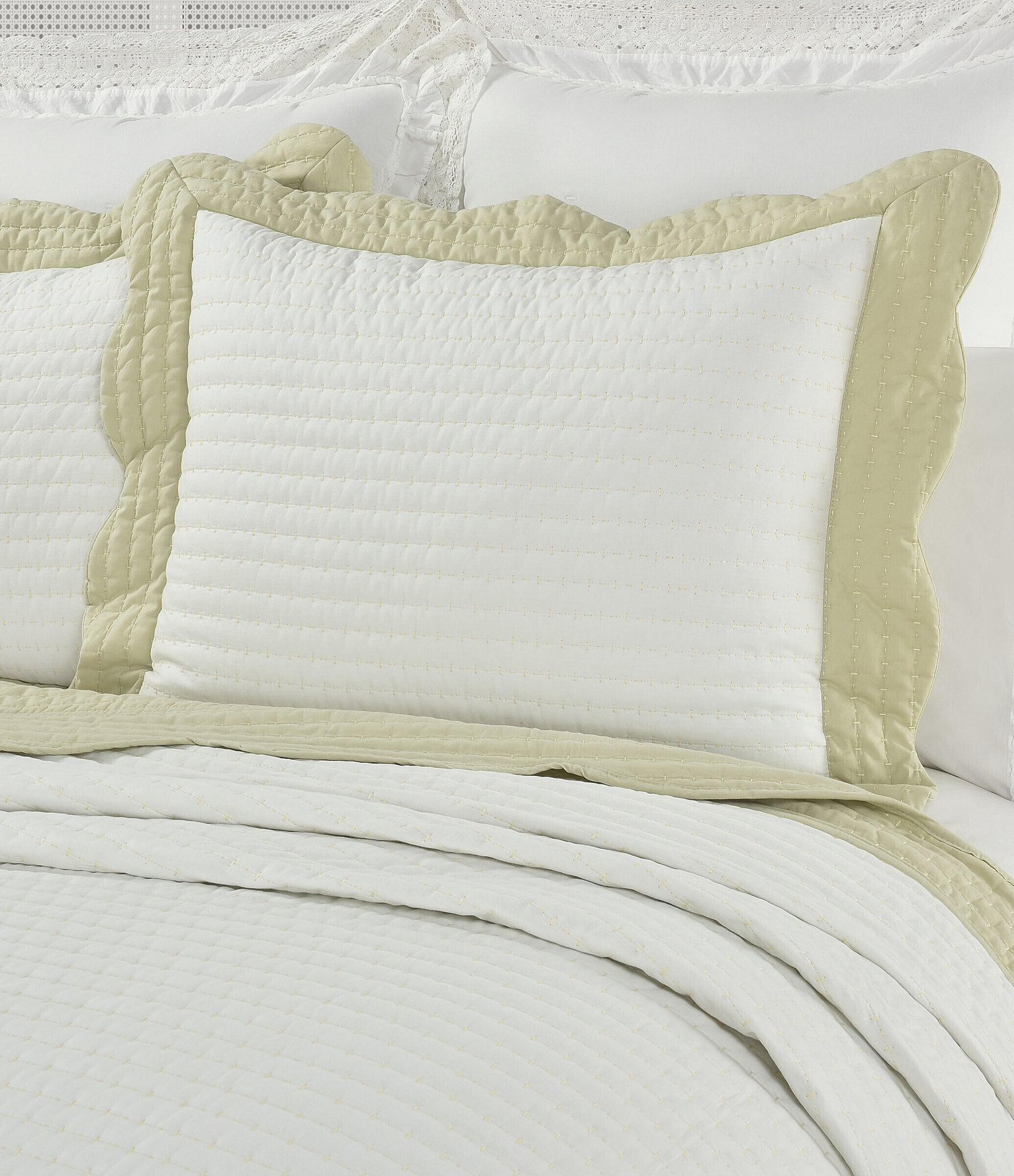 Piper & Wright Amherst Collection Quilted Reversible Pillow Sham