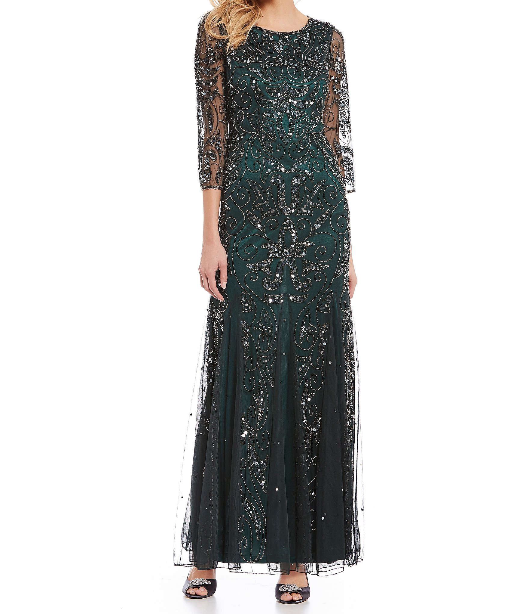 Enchantée beaded dress shop by pisarro nights