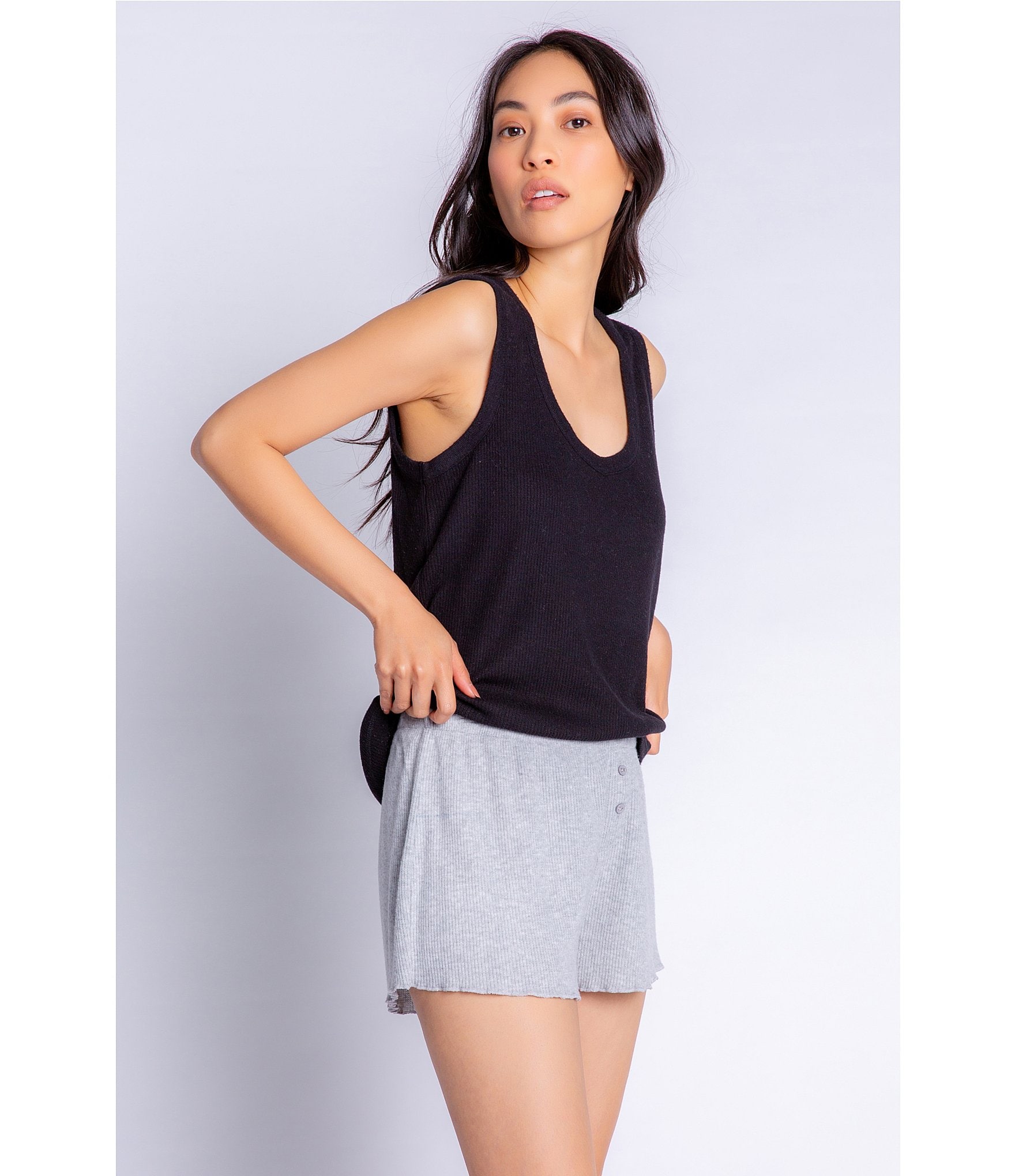 PJ Salvage Textured Essentials Coordinating Shorts