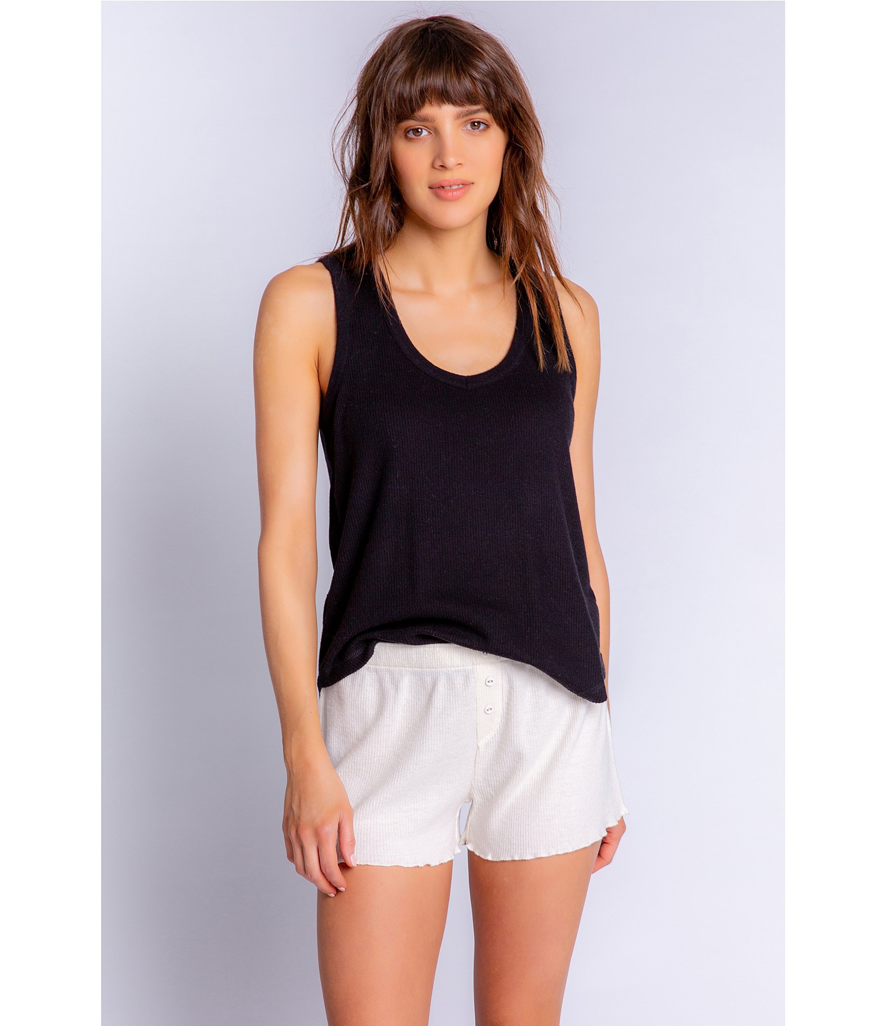 PJ Salvage Textured Essentials Coordinating Tank Top