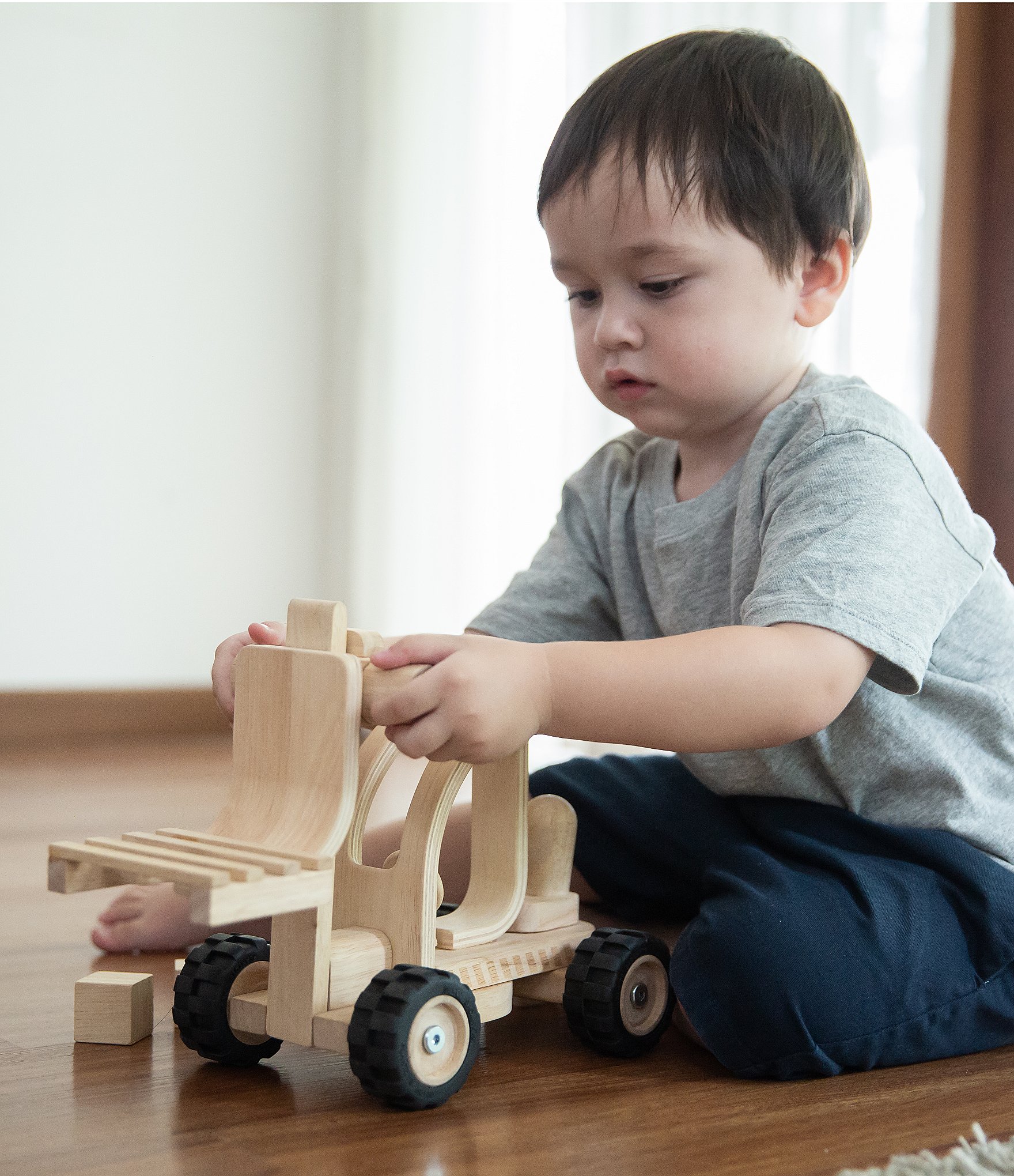 Plan Toys Wooden Toy Forklift