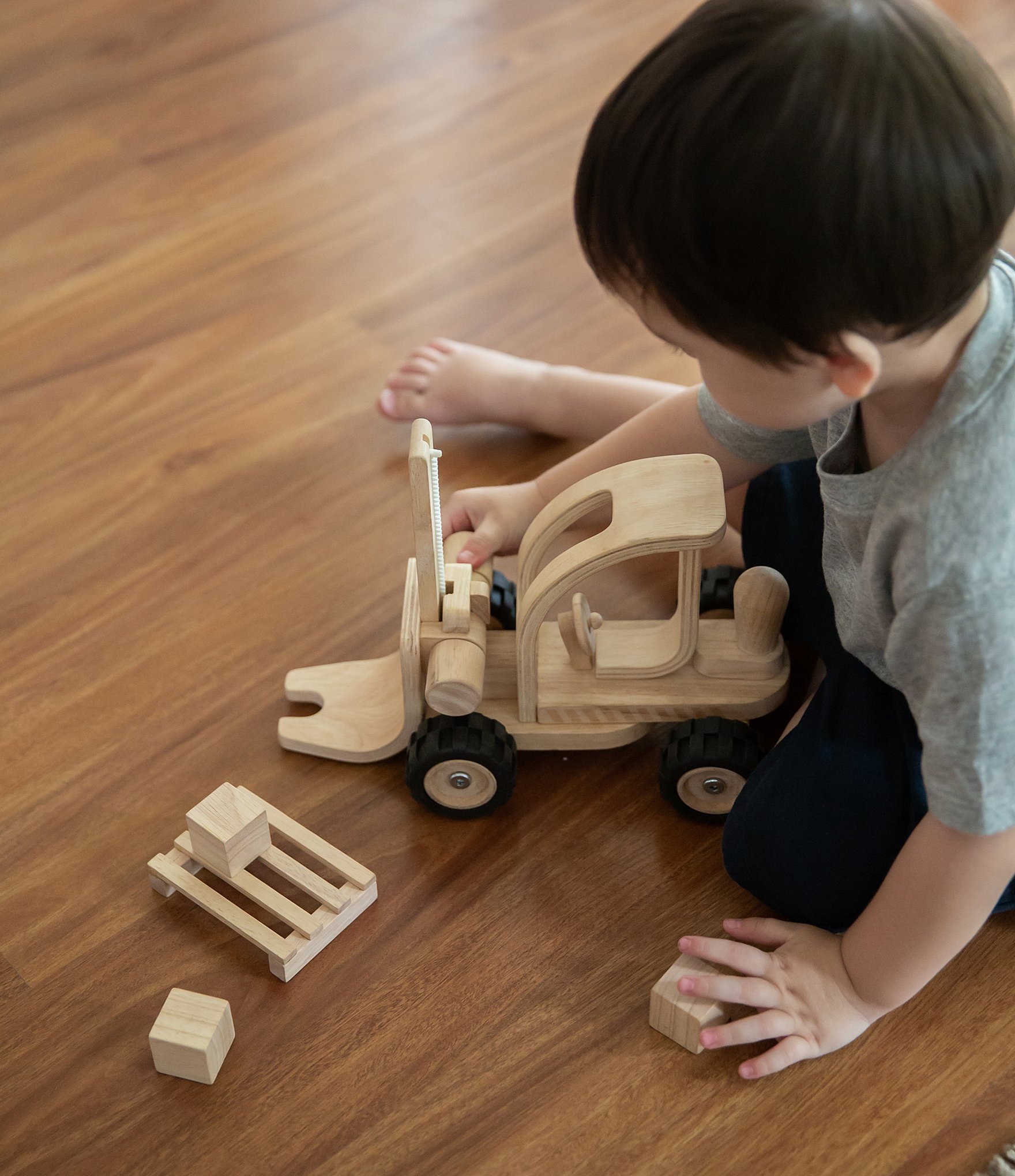 Plan Toys Wooden Toy Forklift