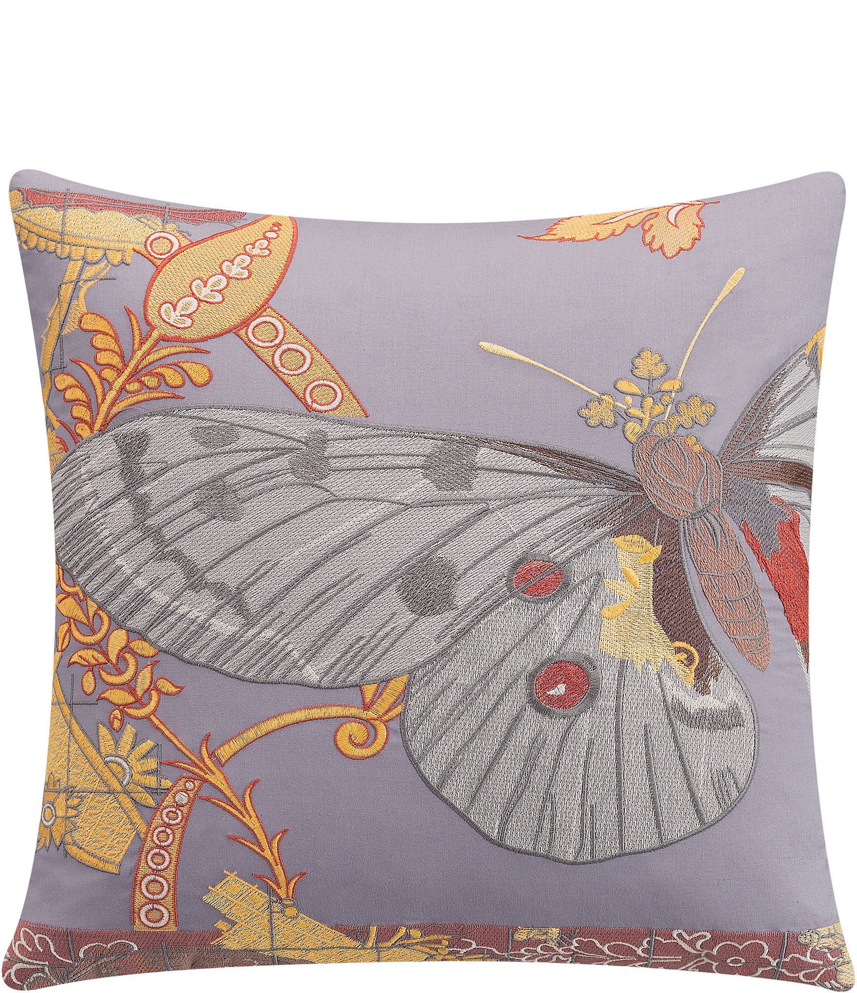 Poetic Wanderlust Tracy Porter Lillian Decorative Butterfly Print Pillow