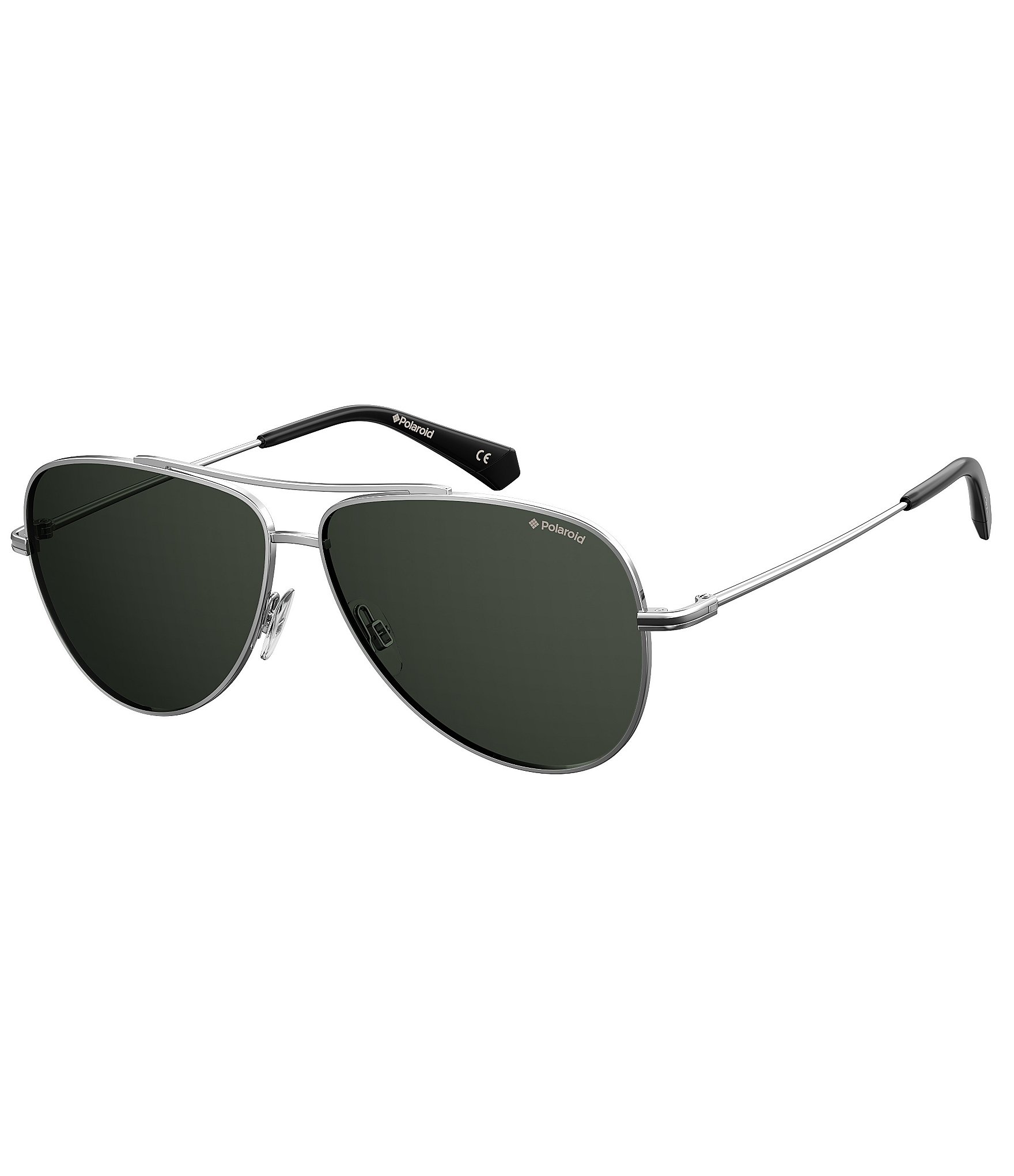 Polaroid Unisex Polarized Aviator Sunglasses