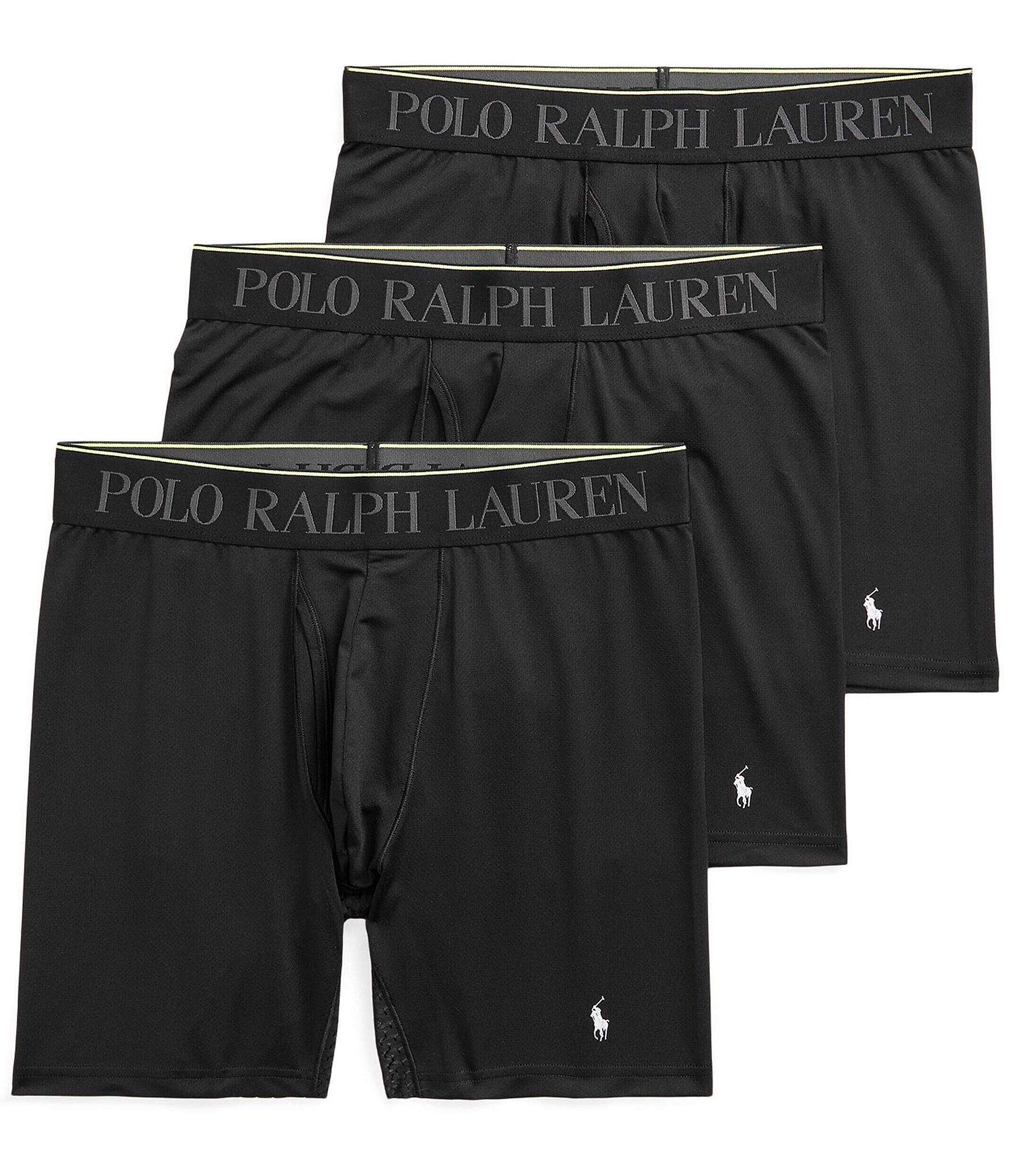 Polo Ralph Lauren 4D Flex Performance Air 6 Long Leg Boxer Brief 3-Pack |  Dillard's
