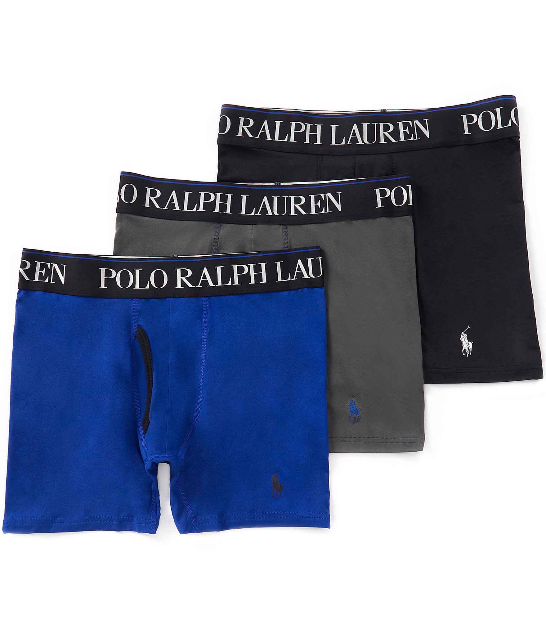 Polo Ralph Lauren 4D Flex Performance Assorted Boxer Briefs 3-Pack