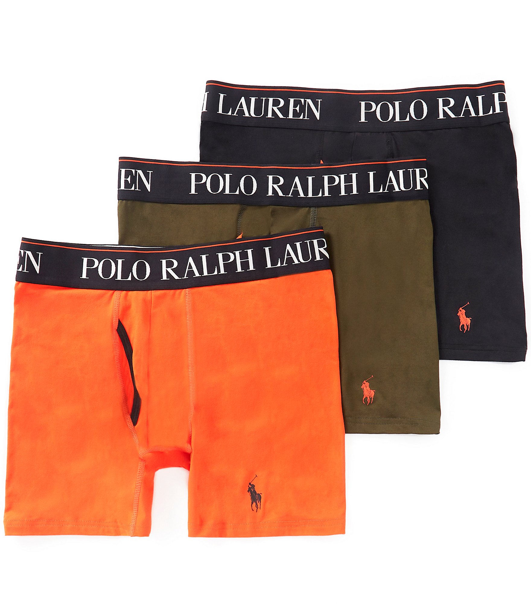 Polo Ralph Lauren 4D Flex Performance Assorted Boxer Briefs 3-Pack