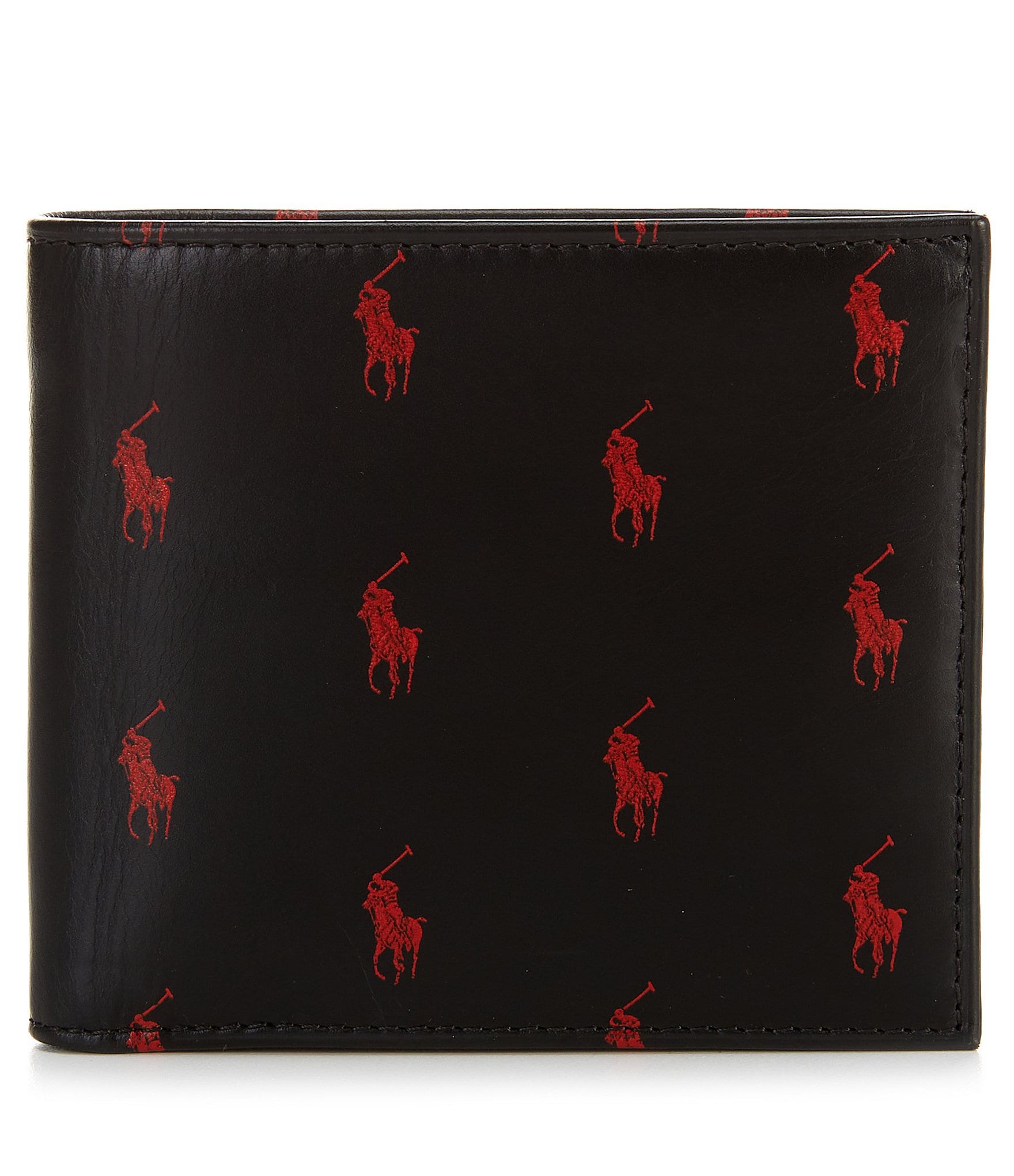 Polo Ralph Lauren Allover Pony Leather Wallet | Dillard's