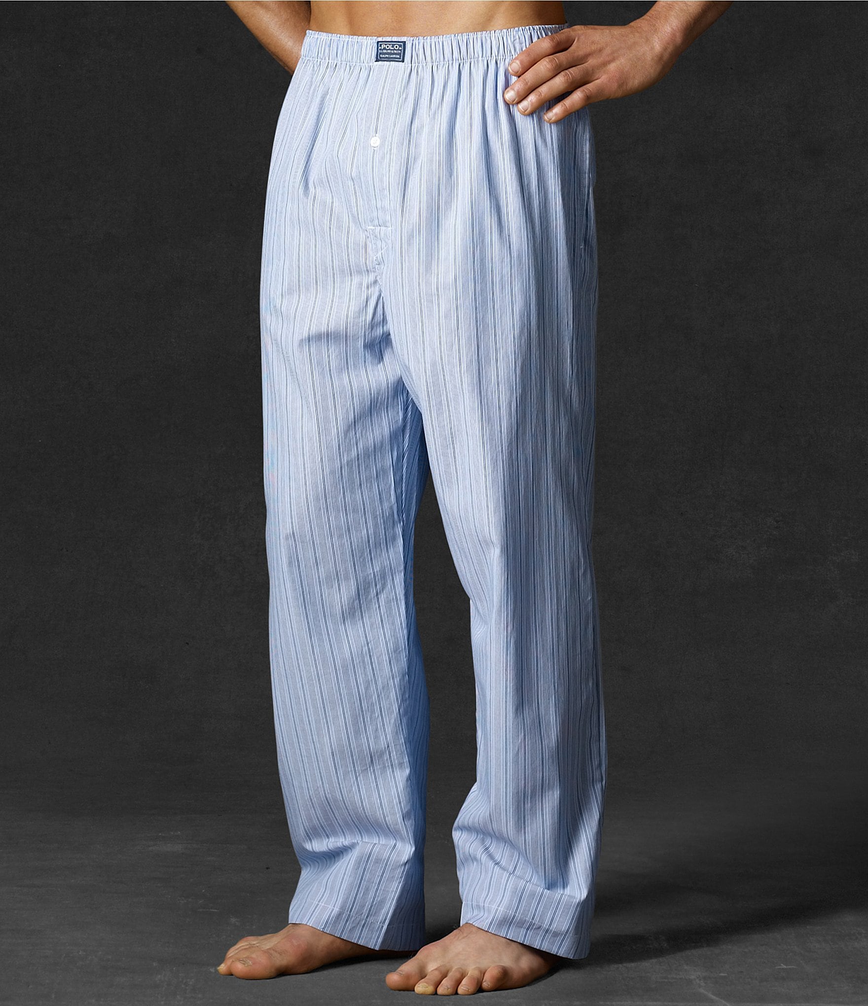 ralph lauren striped pajamas