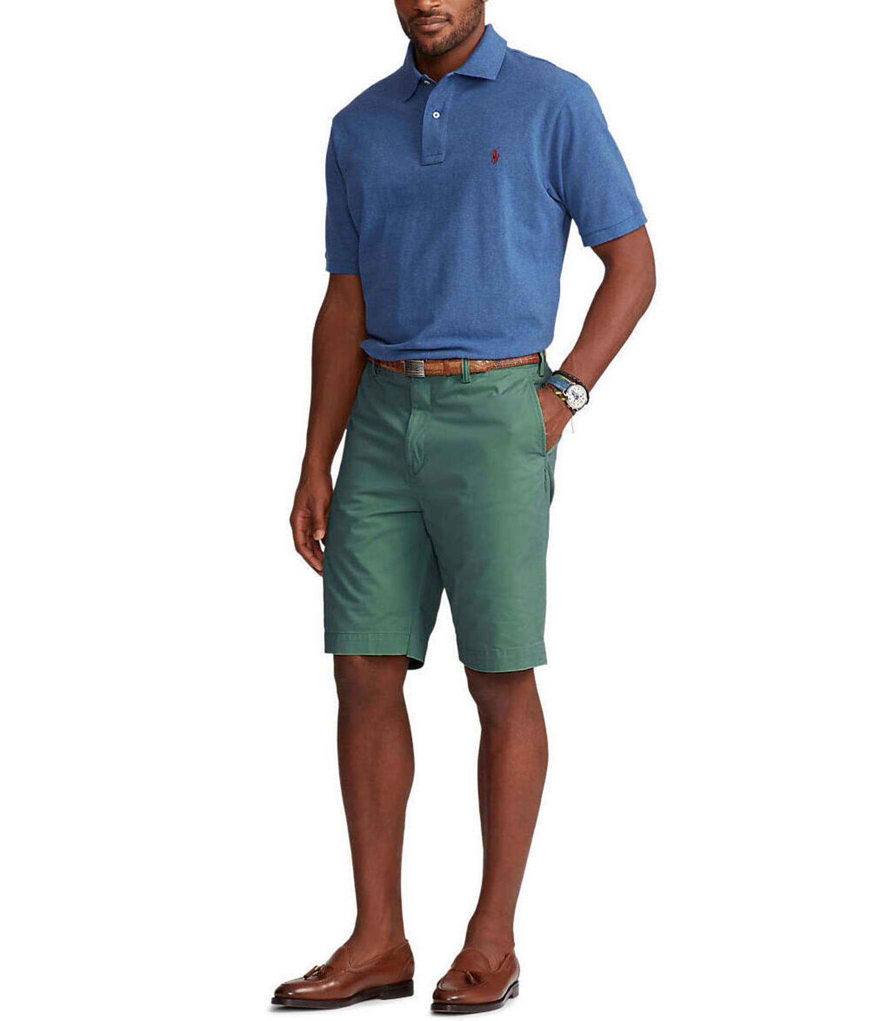 Polo Ralph Lauren Big & Tall 9.5#double; and 10.5#double; Inseam Stretch Twill Shorts