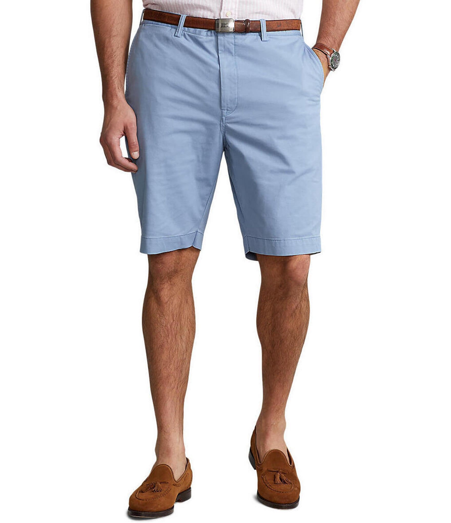 Polo Ralph Lauren Big & Tall 9.5#double; and 10.5#double; Inseam Stretch Twill Shorts