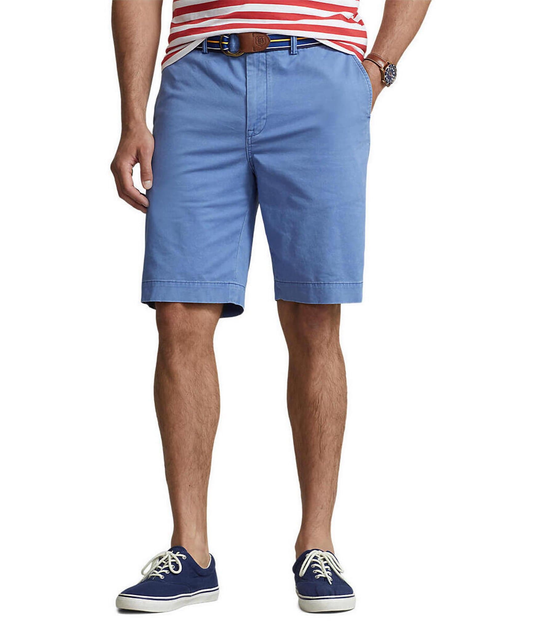 Polo Ralph Lauren Big & Tall 9.5#double; and 10.5#double; Inseam Stretch Twill Shorts