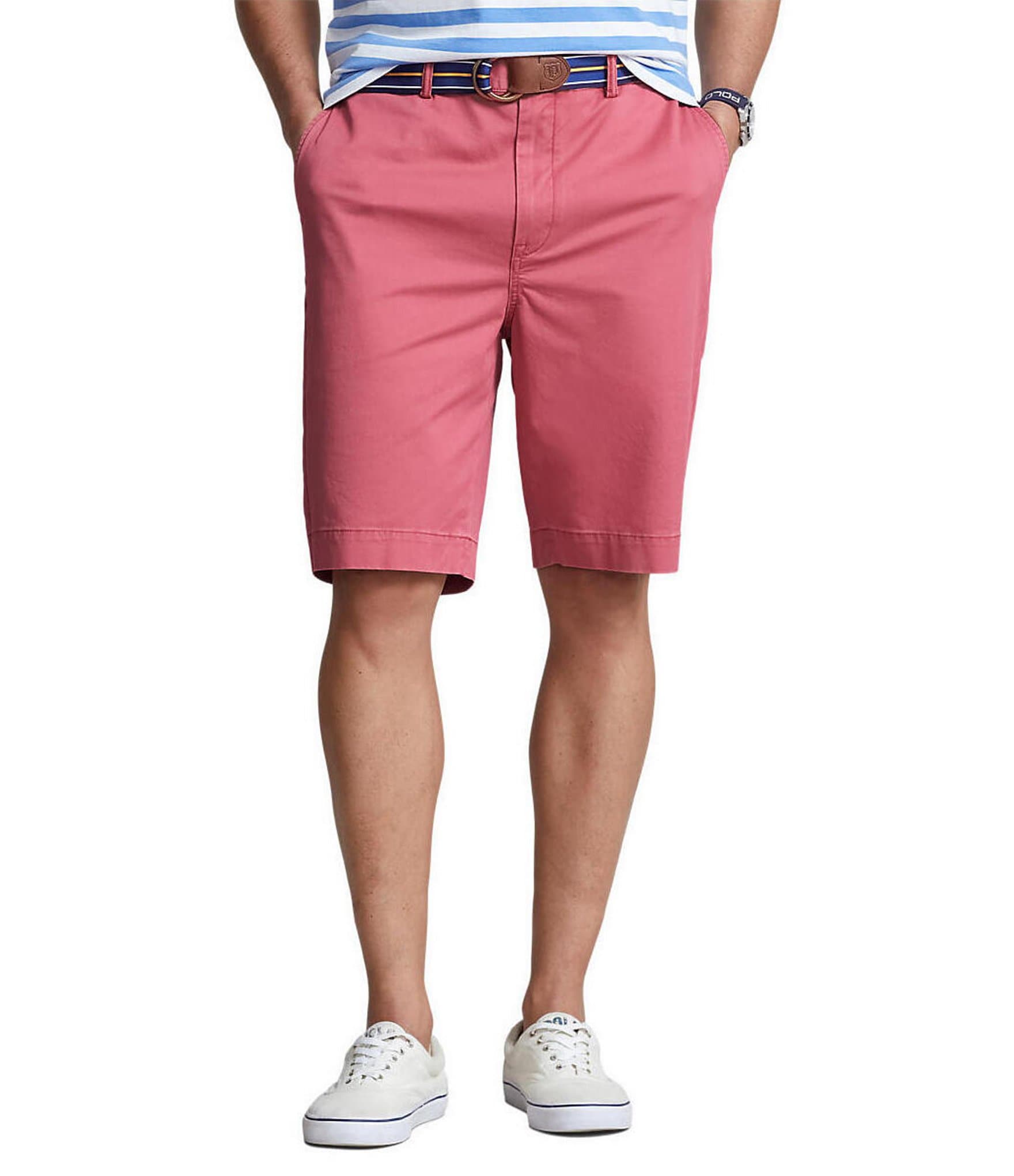 Polo Ralph Lauren Big & Tall 9.5#double; and 10.5#double; Inseam Stretch Twill Shorts