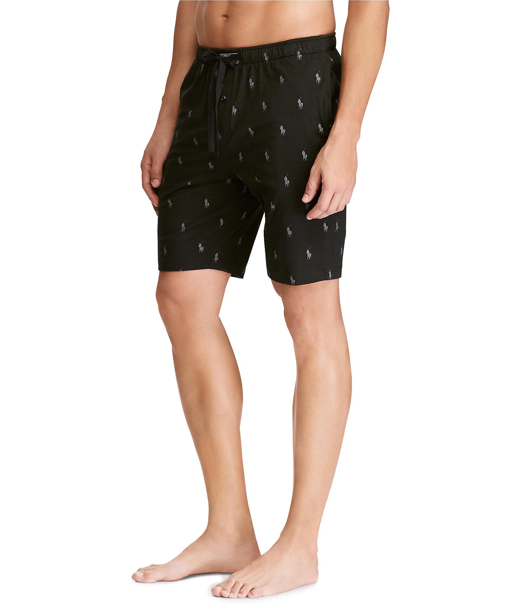 Over Polo Player Knit Pajama Shorts 