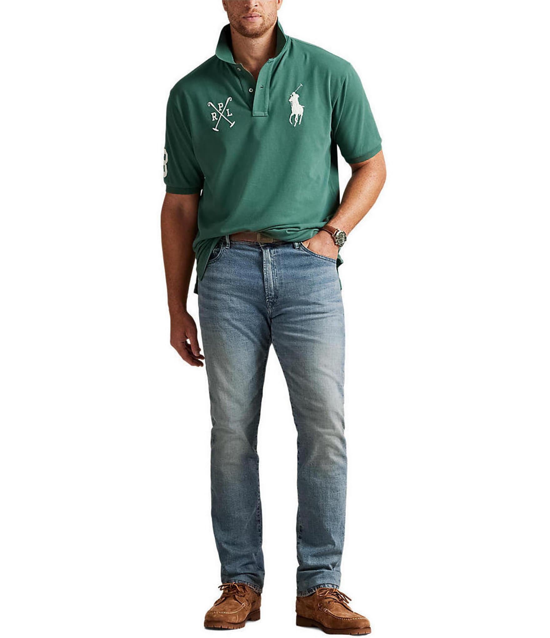 Polo Ralph Lauren Big & Tall Big Pony Mesh Short Sleeve Polo Shirt