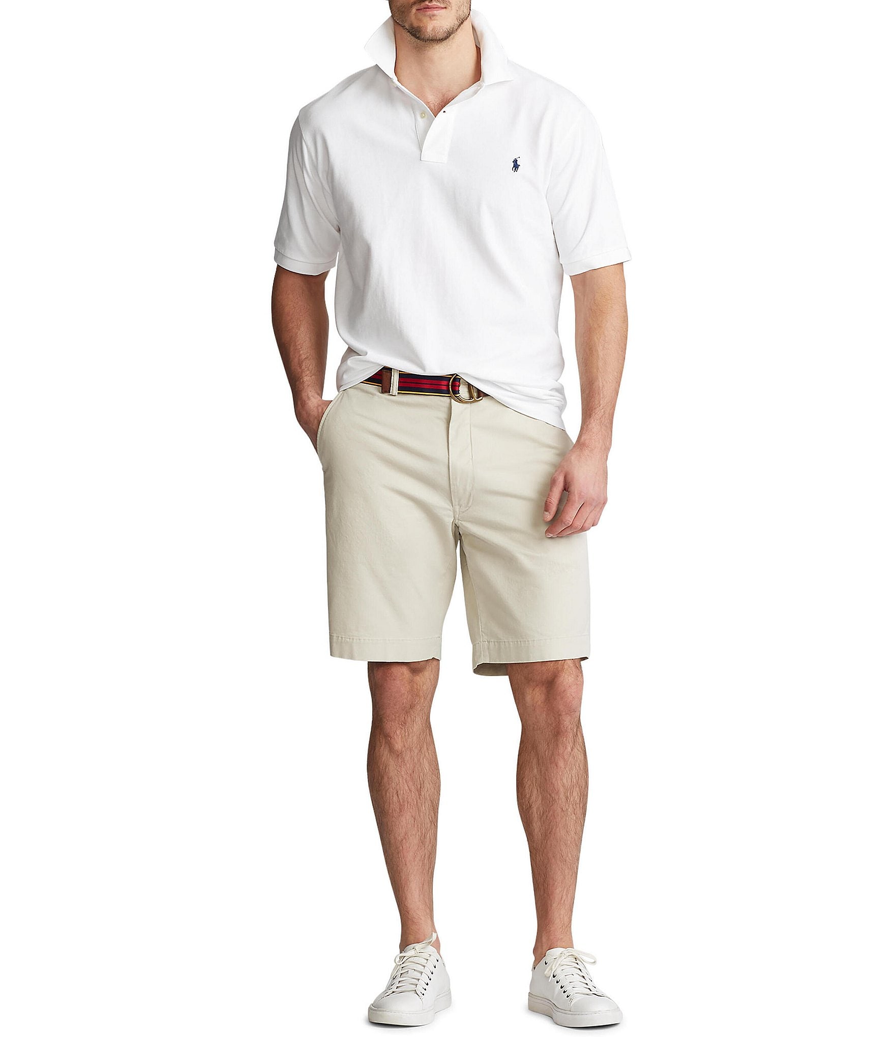 Polo Ralph Lauren Big & Tall Classic Fit 9 1/2#double; and 10 1/2#double; Inseam Stretch Shorts