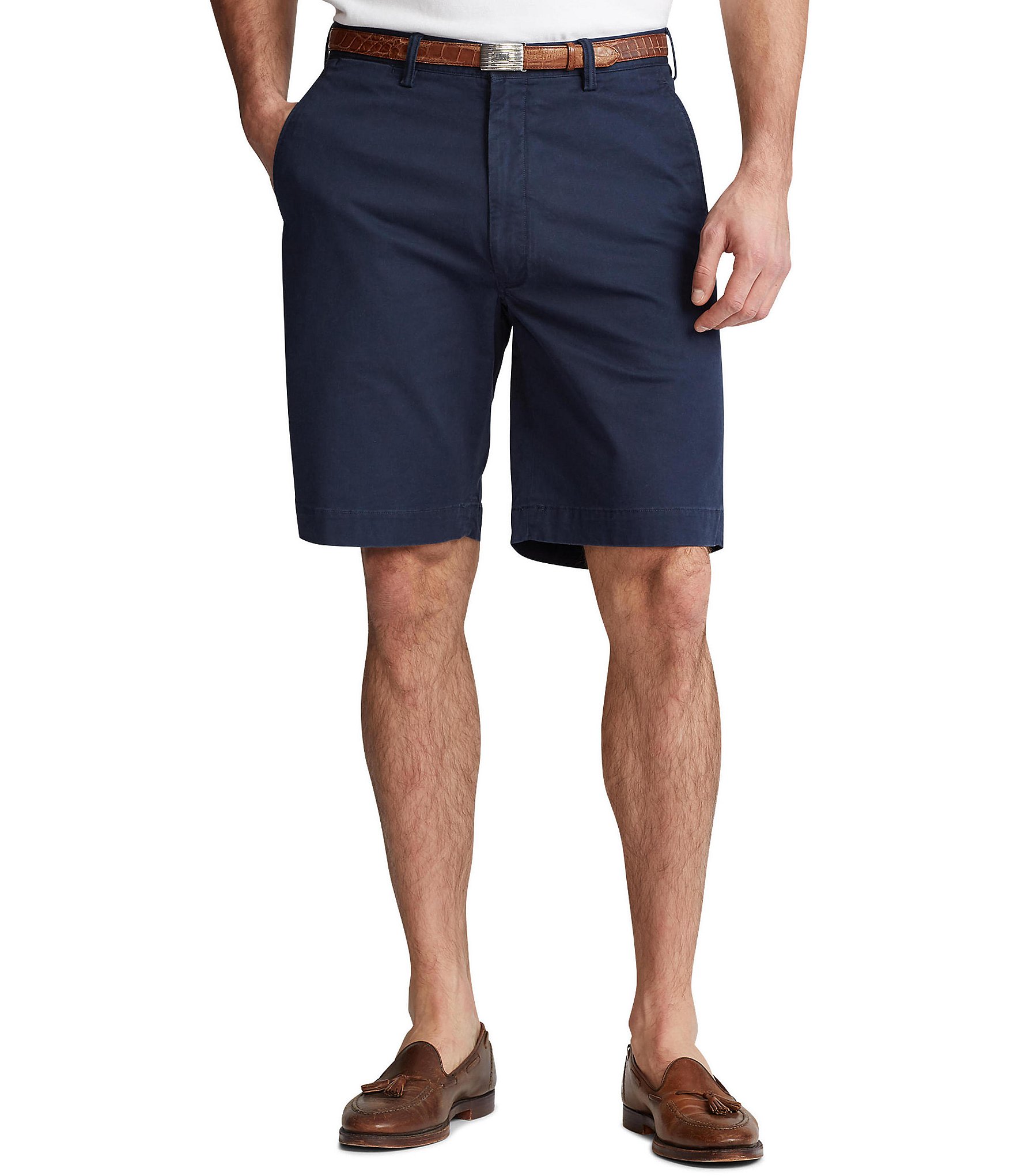 Polo Ralph Lauren Big & Tall Classic Fit 9 1/2#double; and 10 1/2#double; Inseam Stretch Shorts