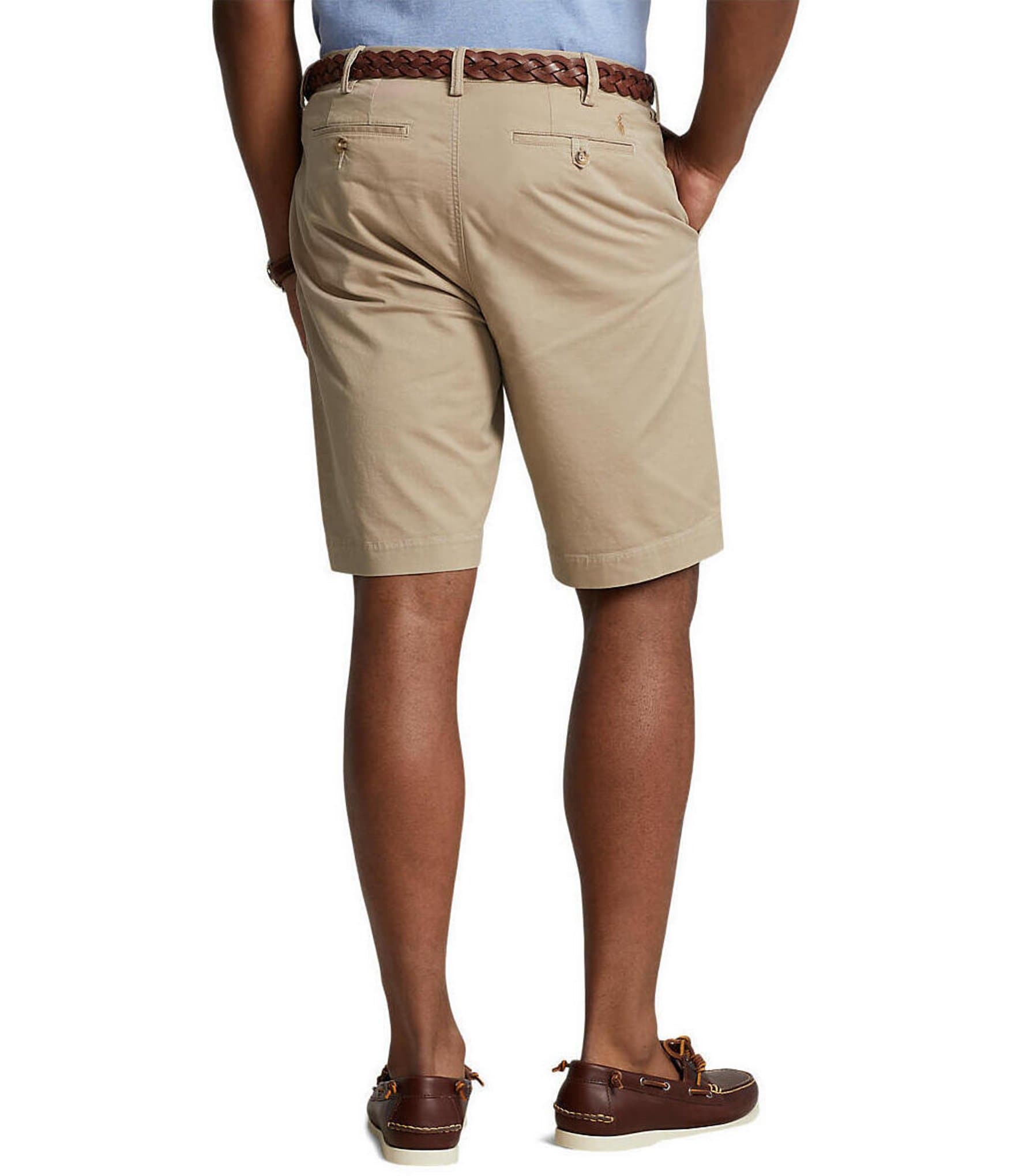 Polo Ralph Lauren Big & Tall Classic Fit 9 1/2#double; and 10 1/2#double; Inseam Stretch Shorts