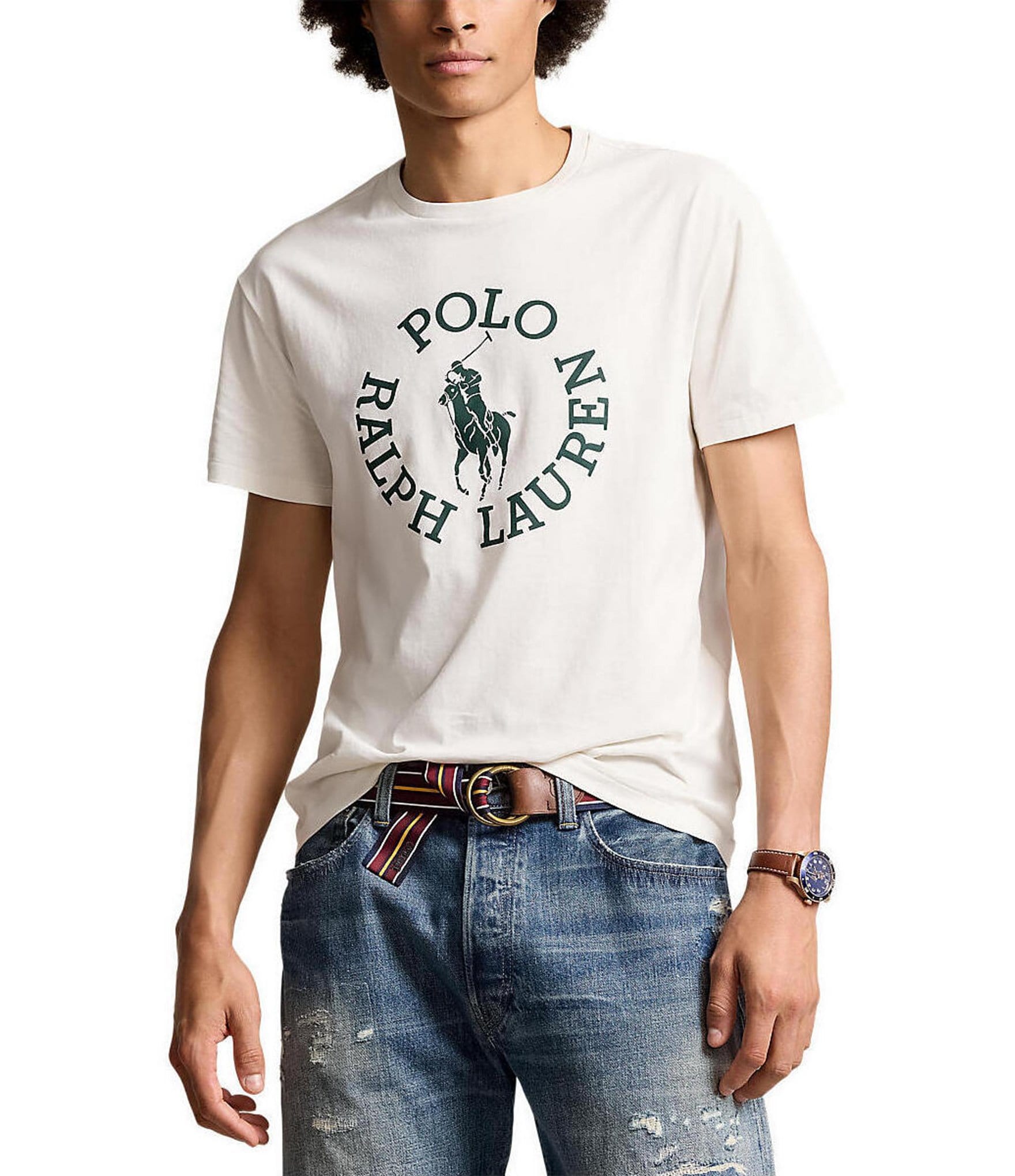 Polo Ralph Lauren Big & Tall Classic-Fit Big Pony Logo Jersey Short Sleeve T-Shirt