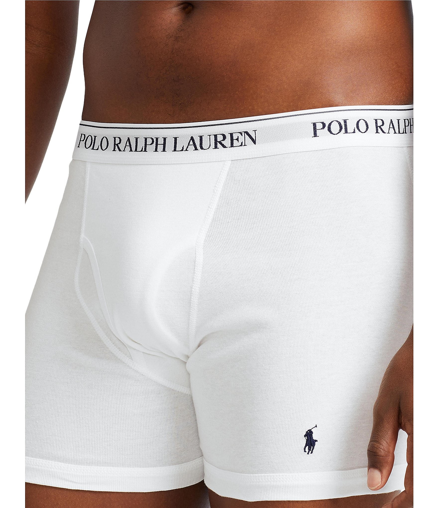 Polo Ralph Lauren Big & Tall Classic Fit Cotton Boxer Briefs 3-Pack