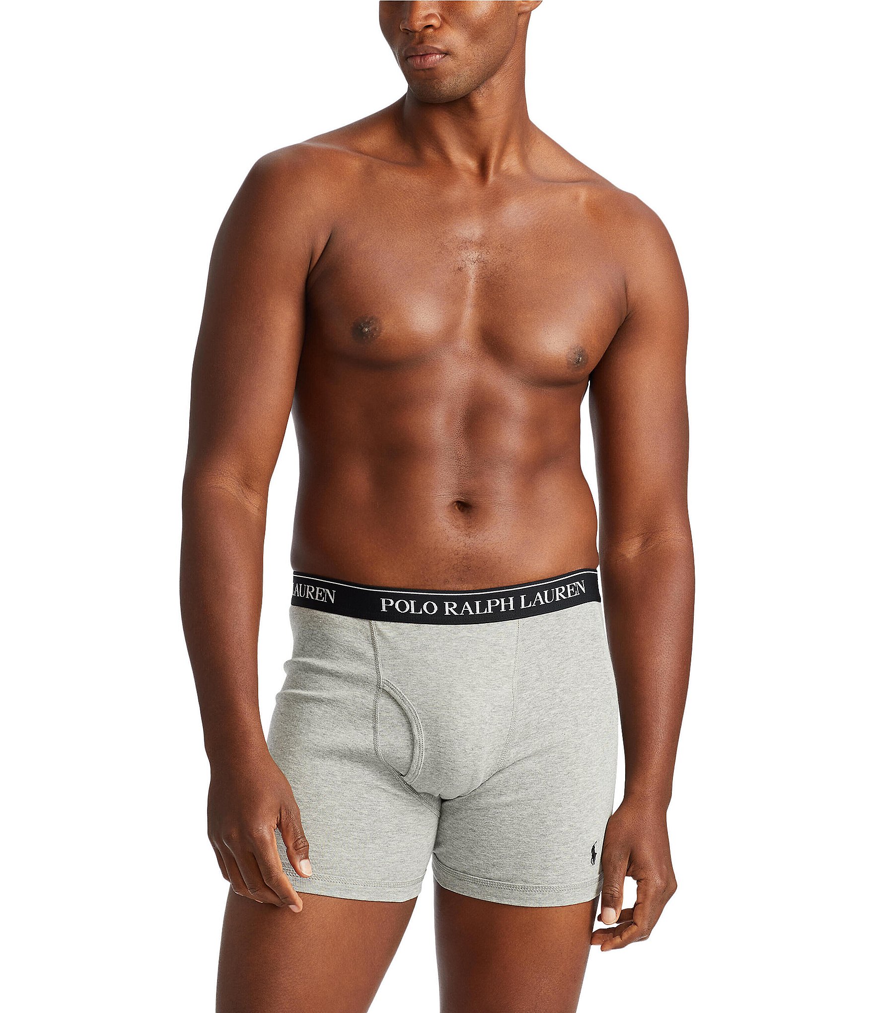 Polo Ralph Lauren Big & Tall Classic Fit Cotton Boxer Briefs 3-Pack