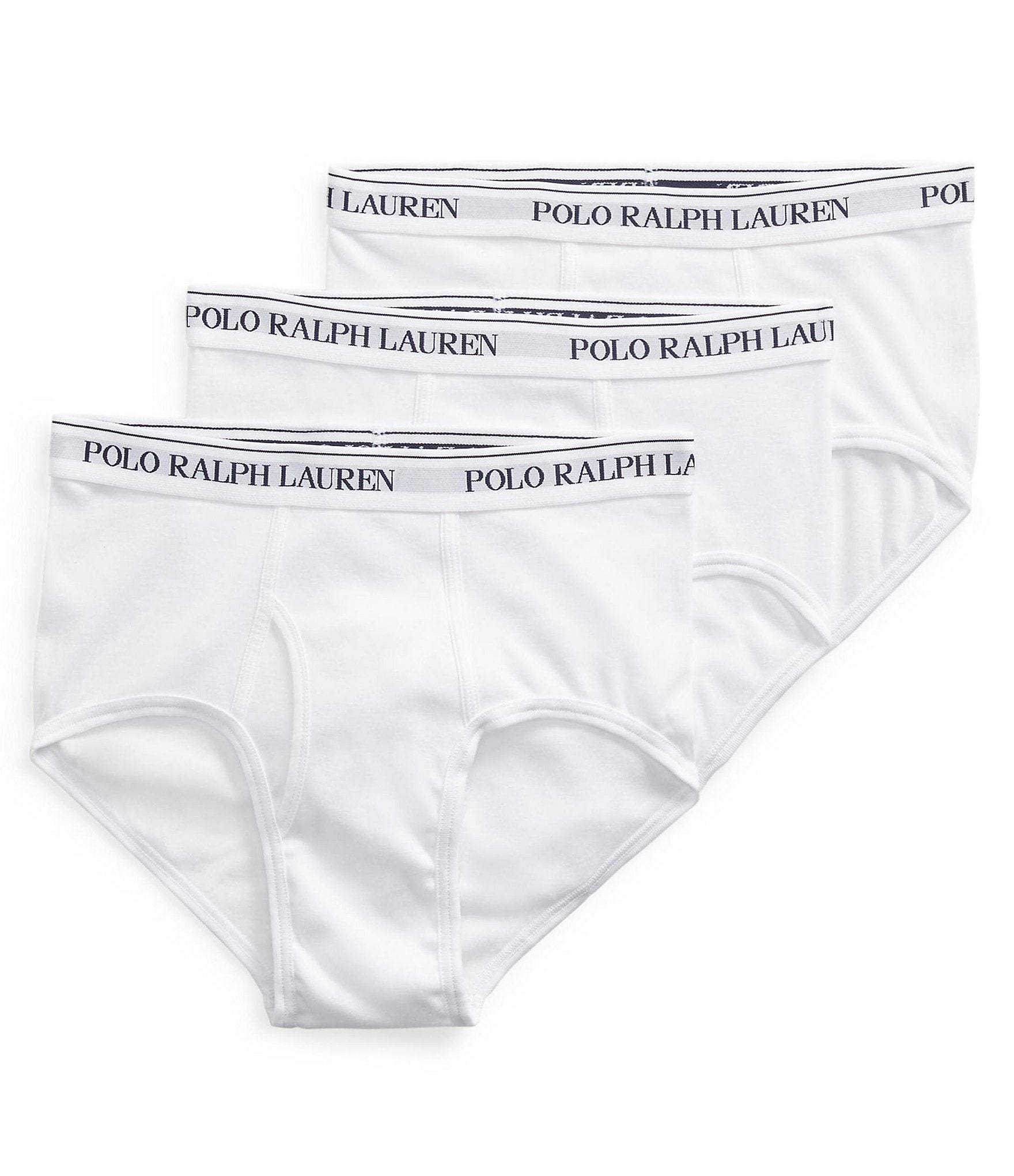 Polo Ralph Lauren Big & Tall Classic Fit Cotton Briefs 3-Pack