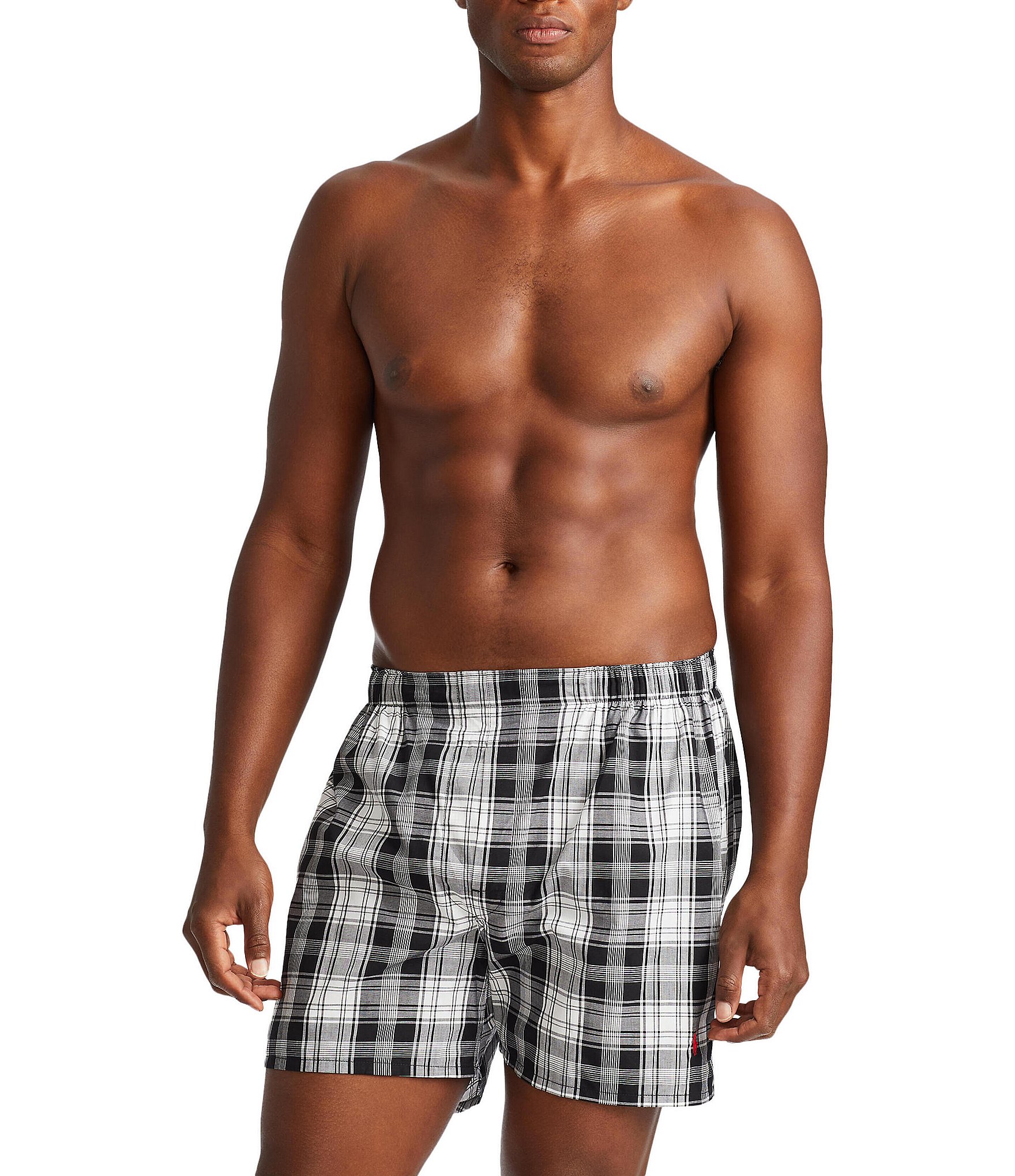 Polo Ralph Lauren Big & Tall Classic-Fit Cotton Woven Boxers 3-Pack