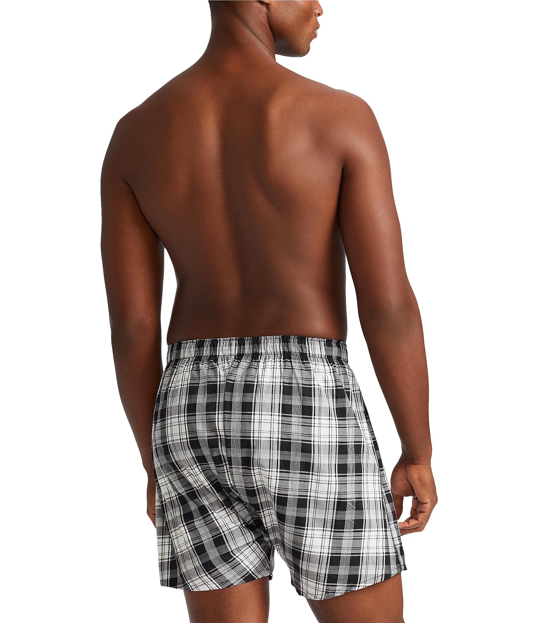 Polo Ralph Lauren Big & Tall Classic-Fit Cotton Woven Boxers 3-Pack