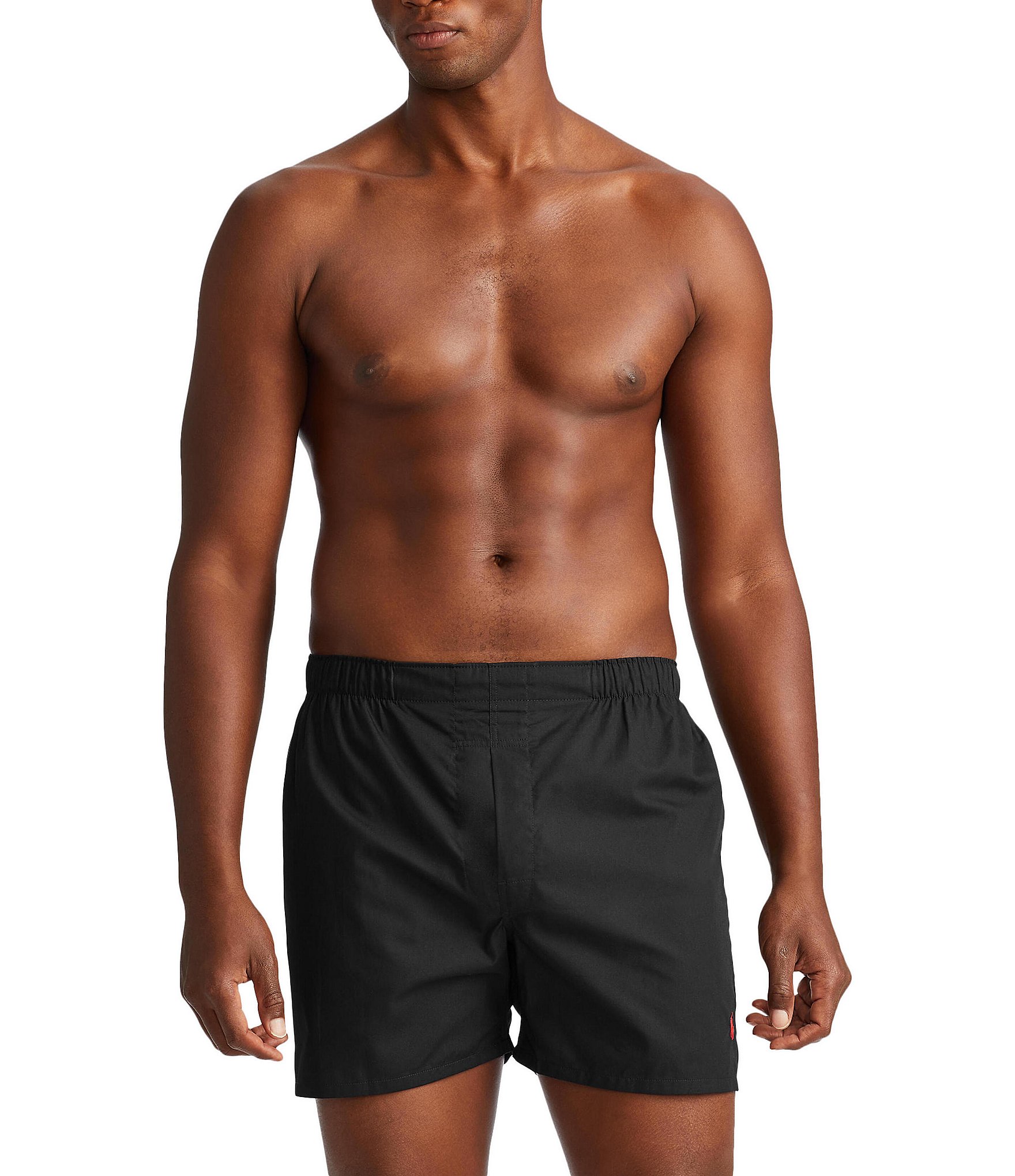 Polo Ralph Lauren Big & Tall Classic-Fit Cotton Woven Boxers 3-Pack