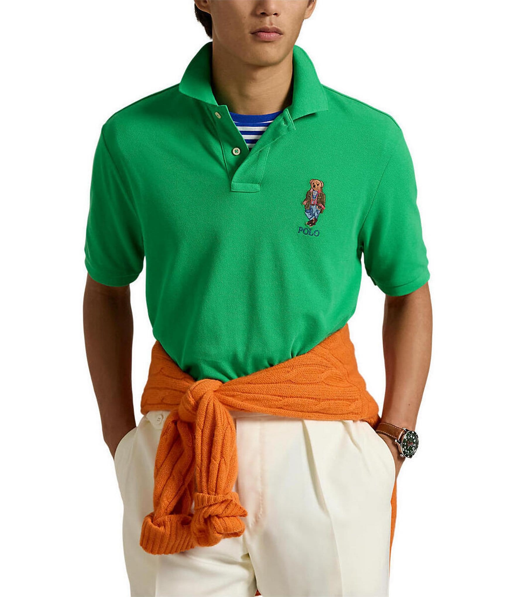 Ralph Lauren ポロベア Classic Fit Truck Bear Short Sleeve Polo Ralph Lauren Short Sleeve Classic Fit Truck Bear Short