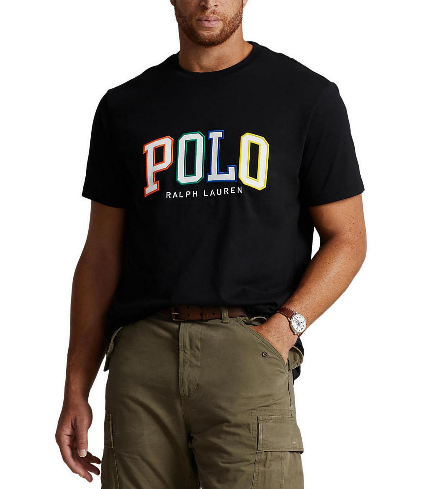 Polo Ralph Lauren Big & Tall Classic-Fit Multi-Color Logo Short 