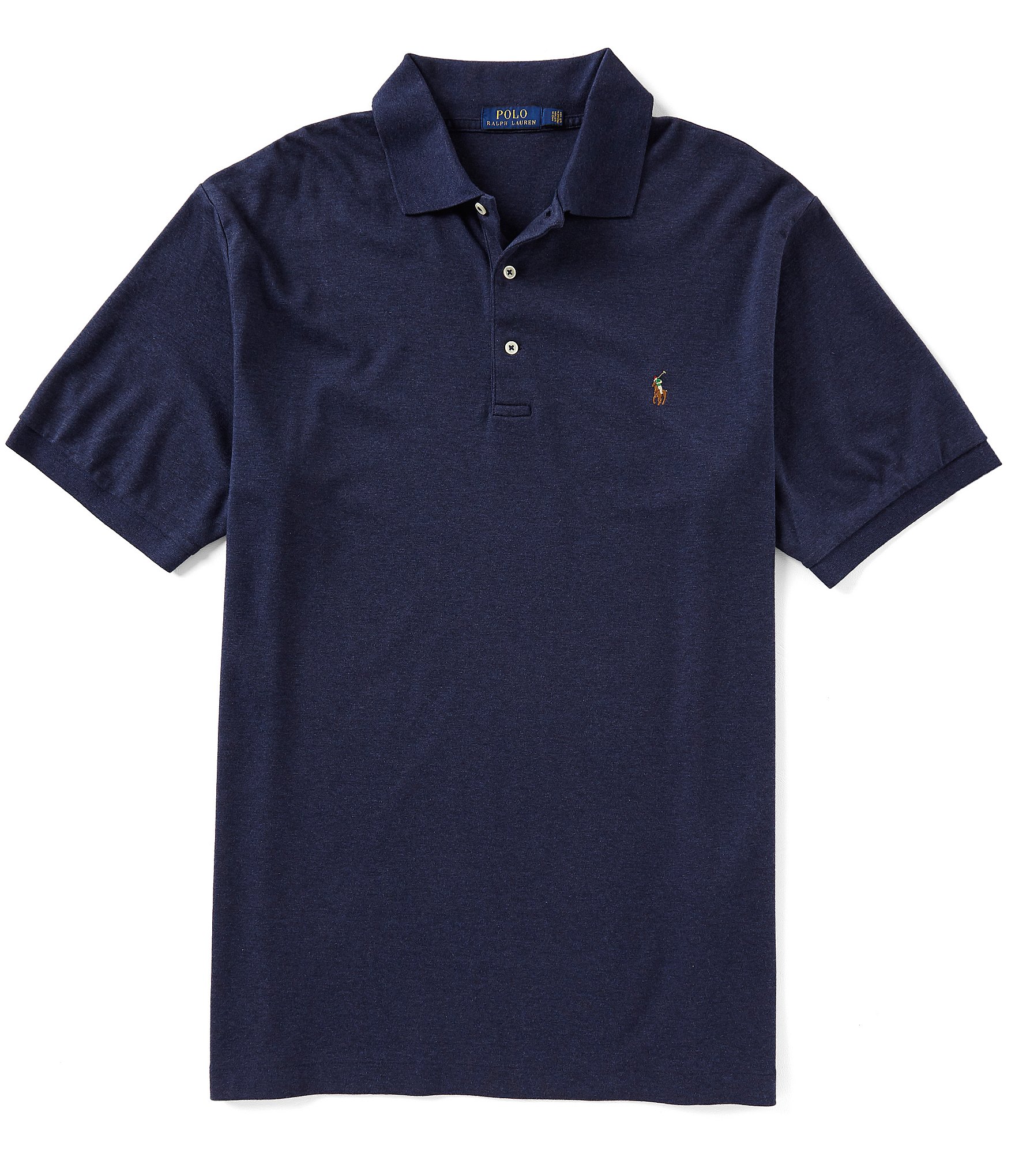 Polo Ralph Lauren Big & Tall Classic Fit Soft Cotton Multi-Colored Pony Polo Shirt