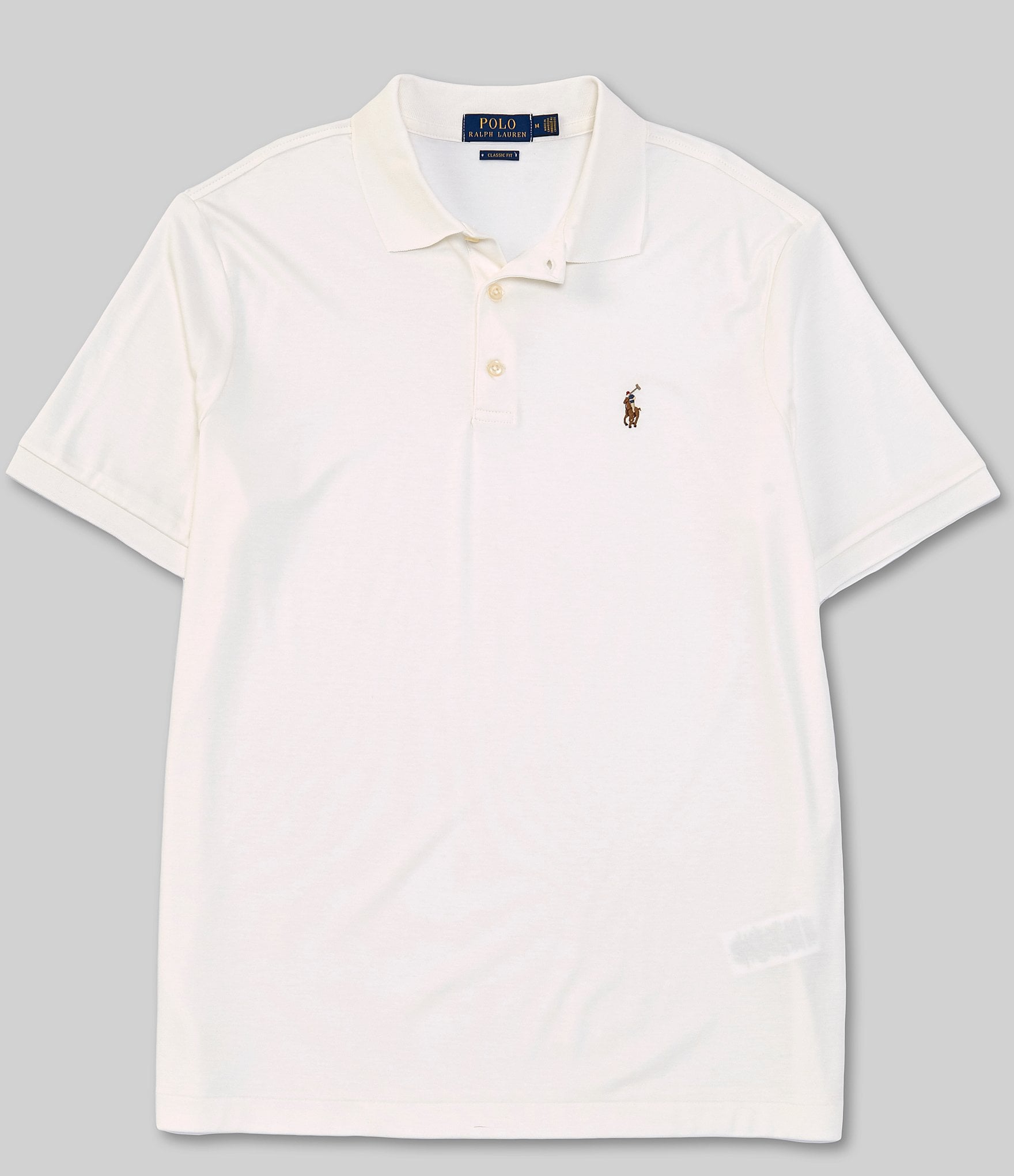 Polo Ralph Lauren Big & Tall Classic Fit Soft Cotton Multi-Colored Pony Polo Shirt